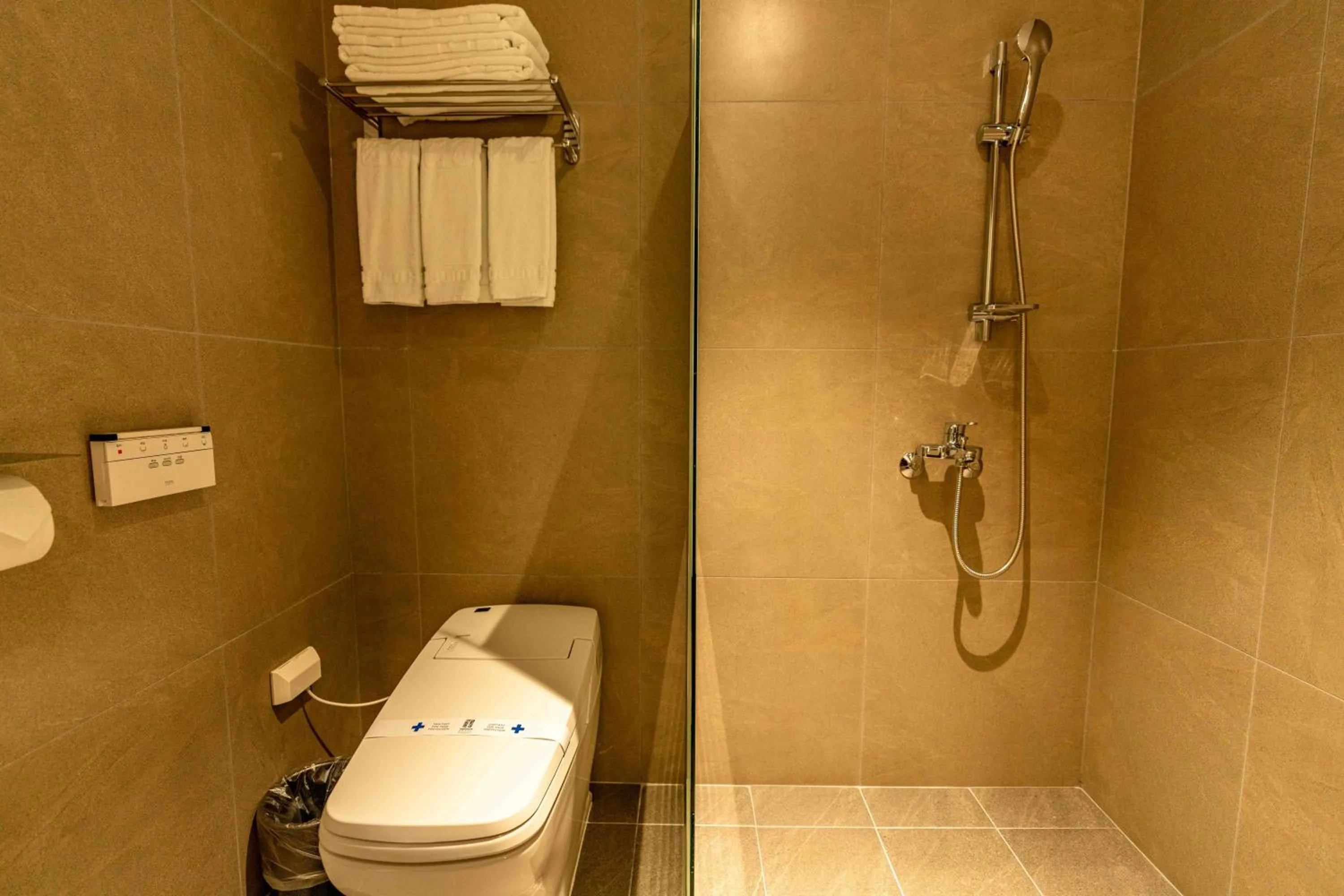 Shower in Lagobaum Hotel