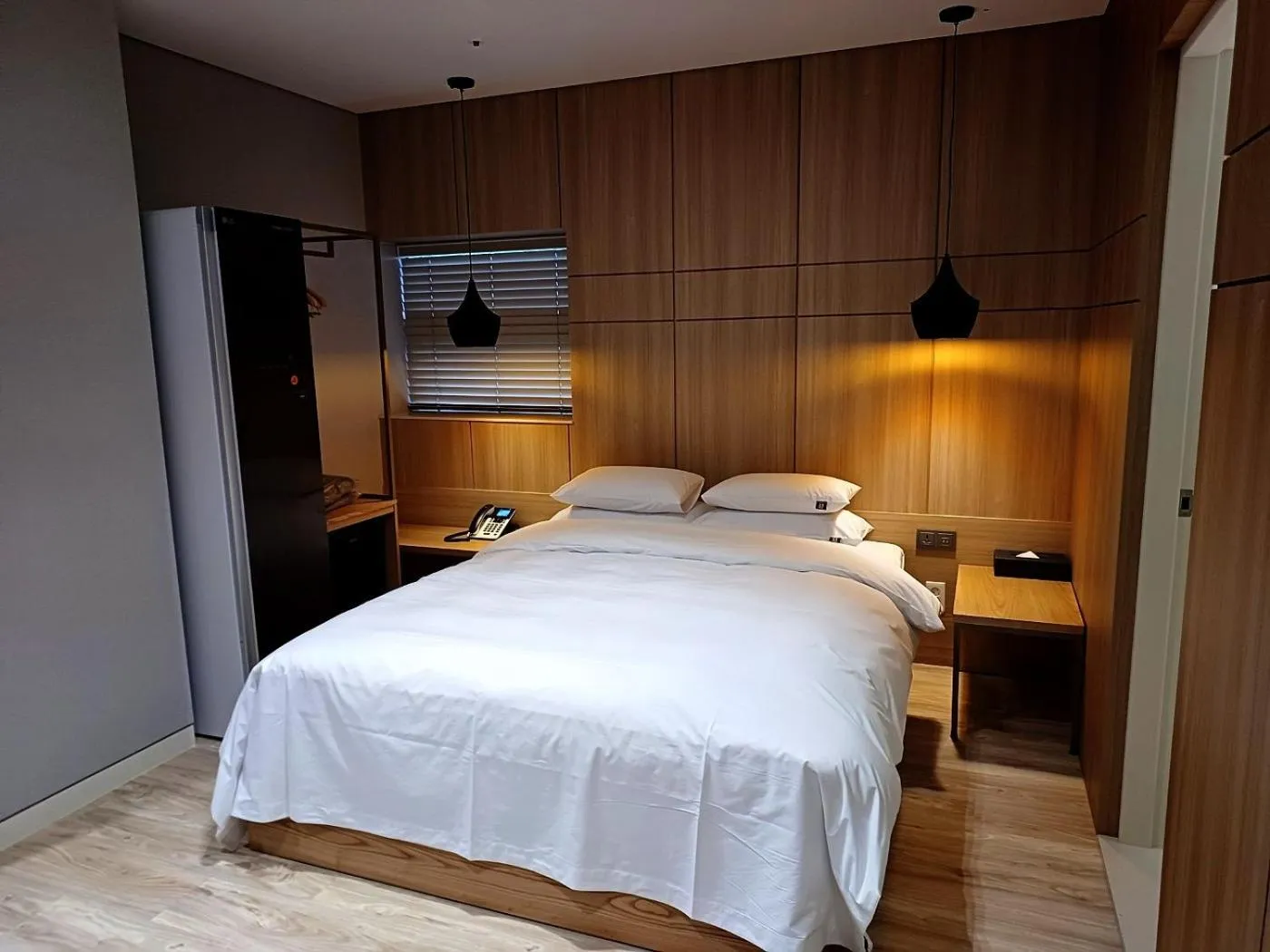 Bed in Lagobaum Hotel