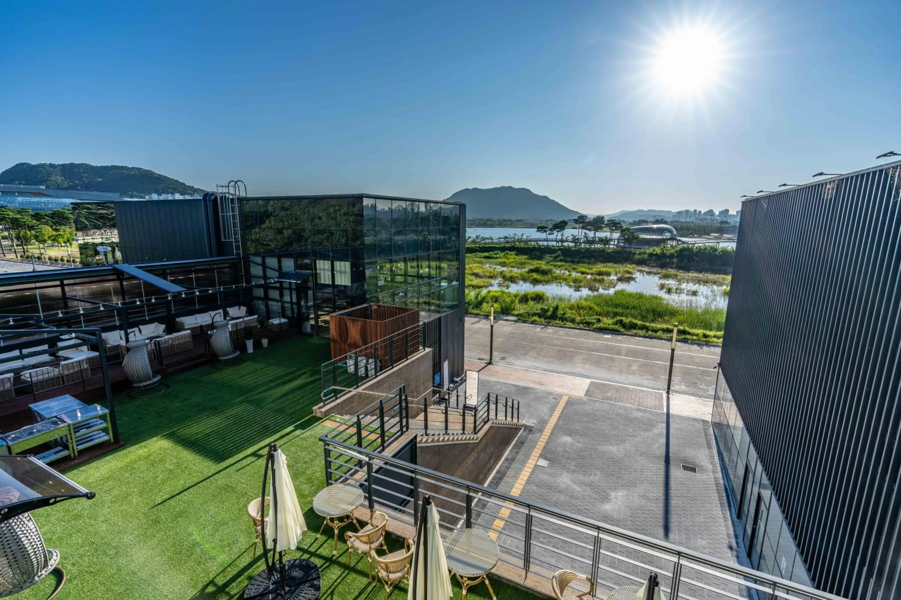Balcony/Terrace in Lagobaum Hotel