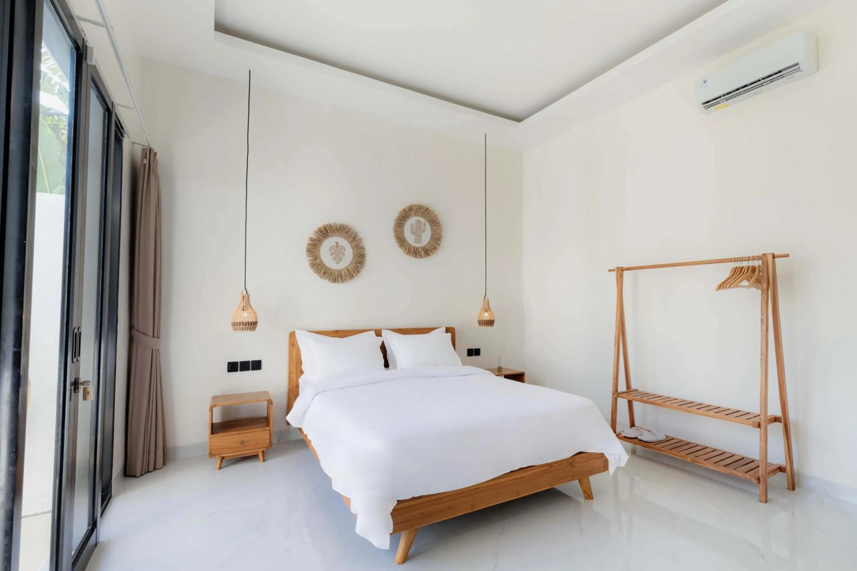 Bed in Villa Sardegna Ubud