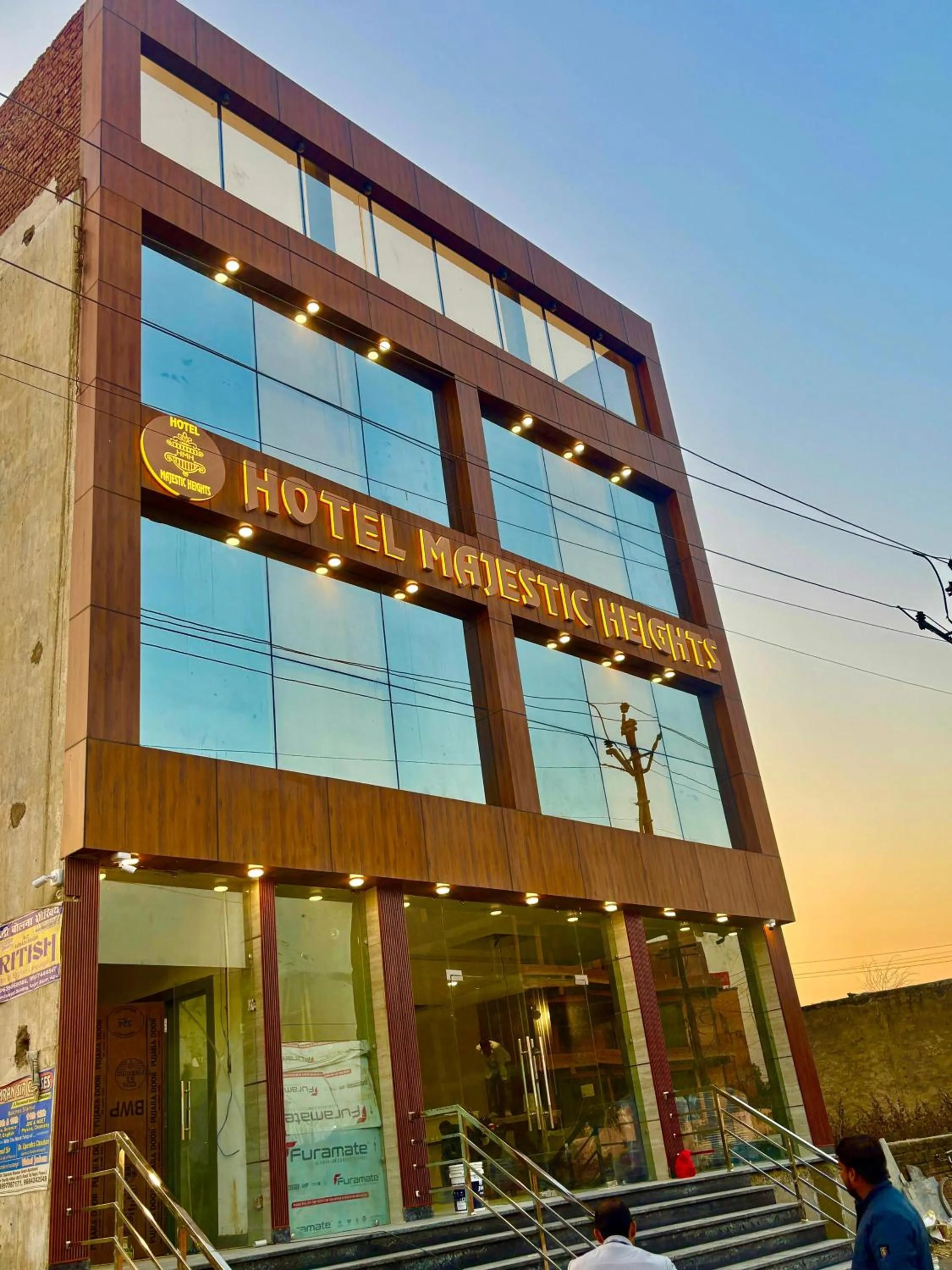 Property building in Hotel Majestic Heights Agra