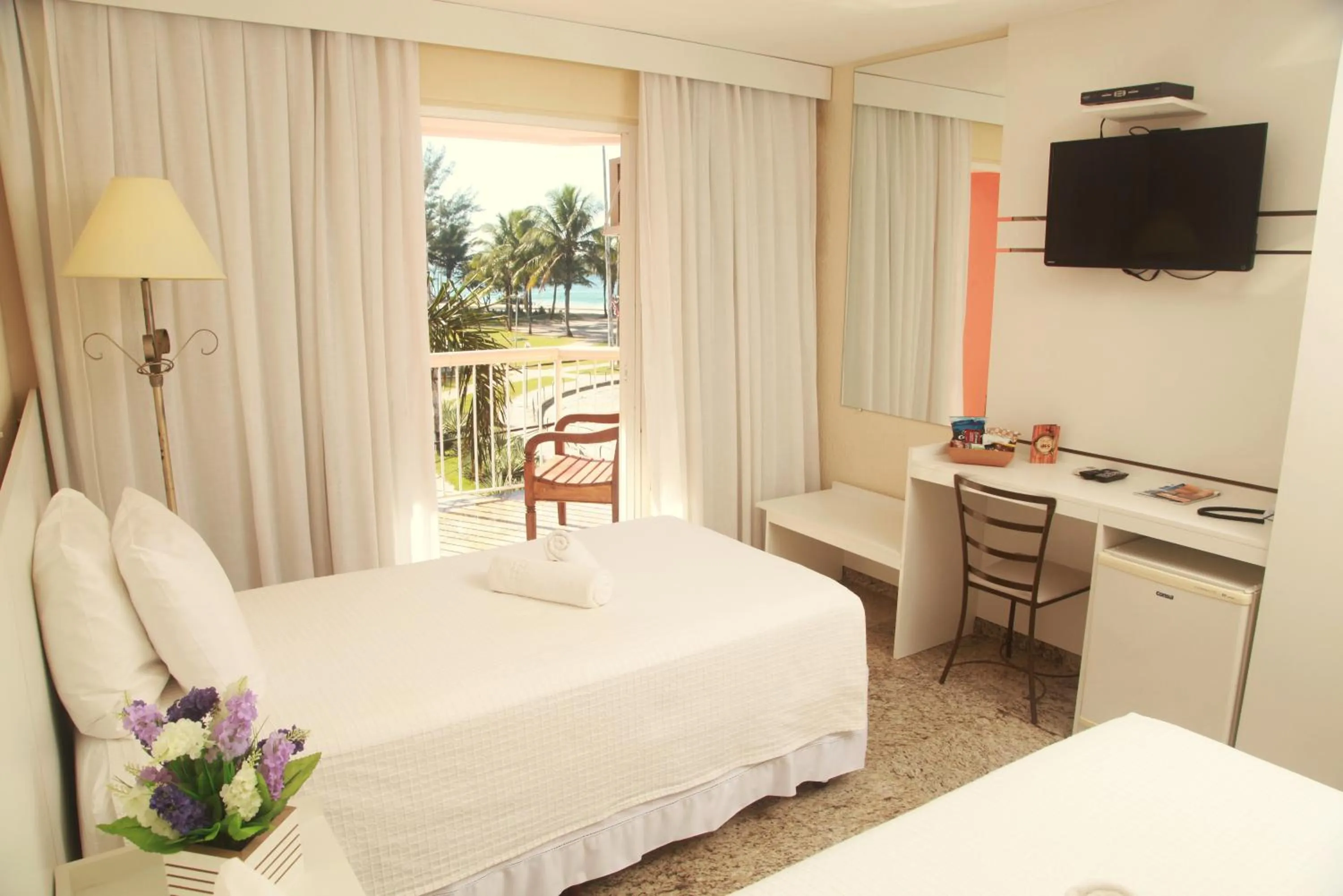 Bed in KS Beach Hotel