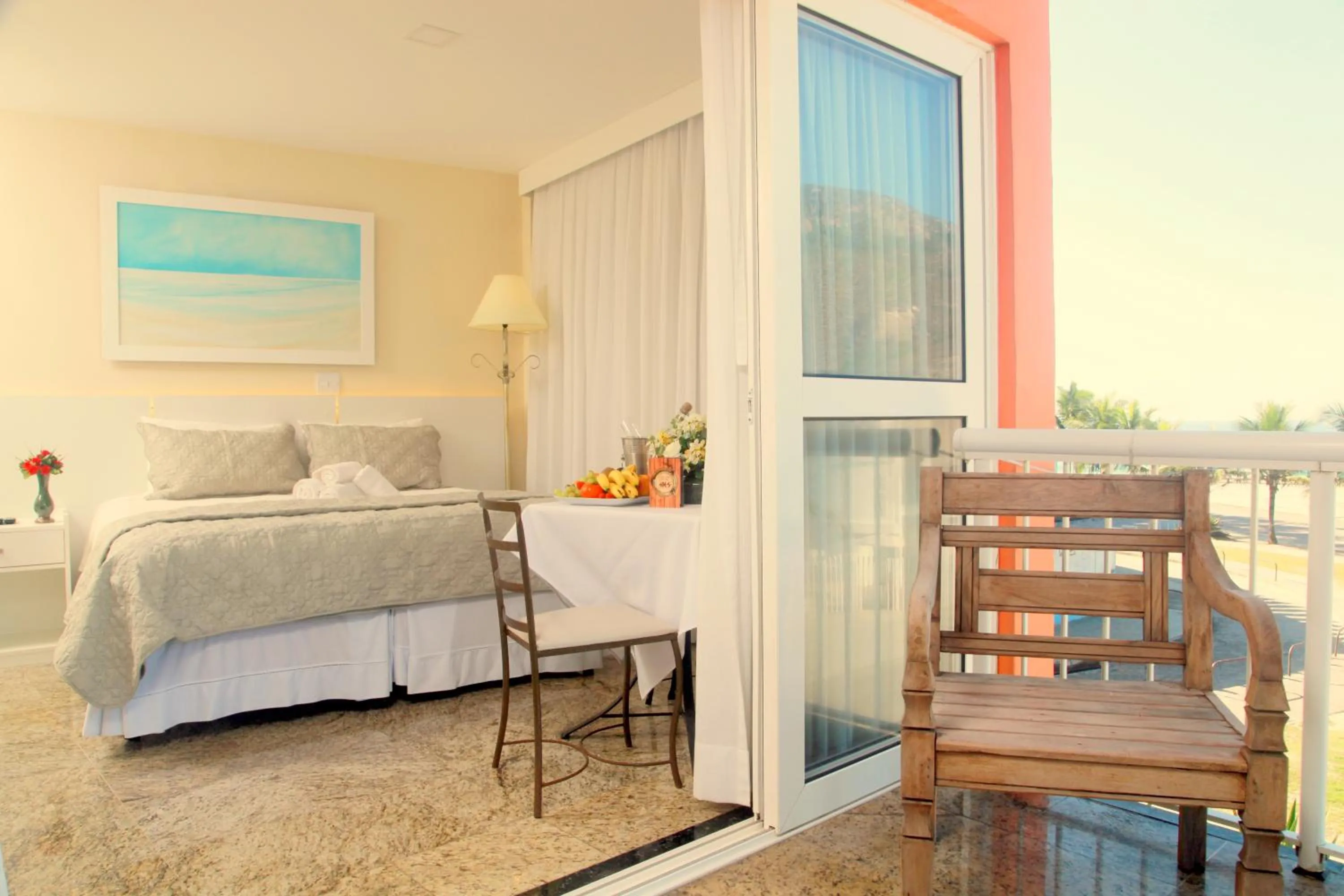 Bed in KS Beach Hotel