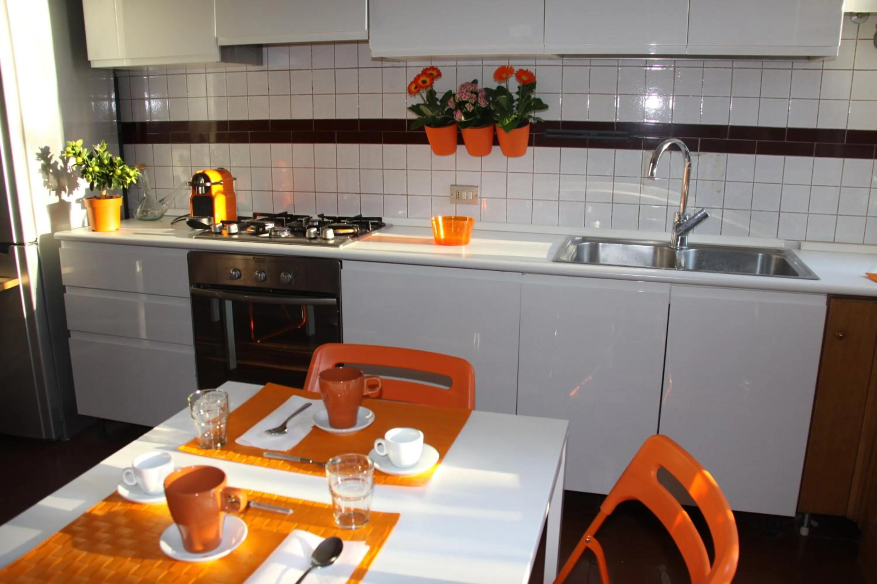 Kitchen or kitchenette in Lotus B&B