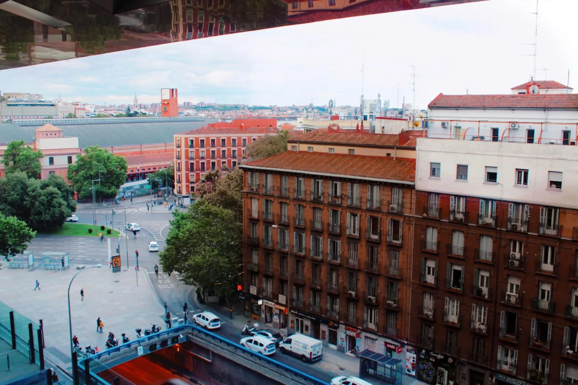 Facade/entrance in Metropolitan Atocha