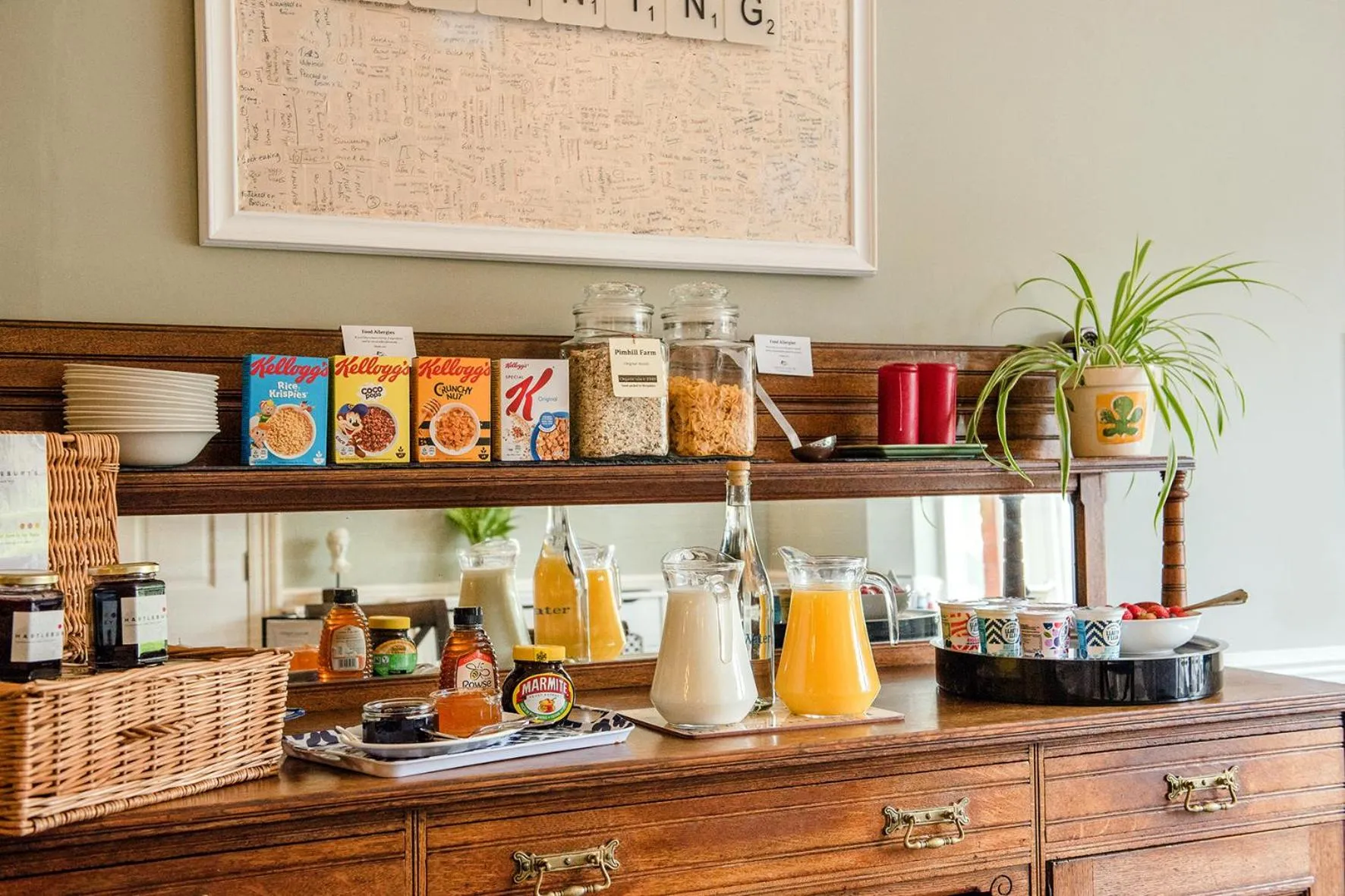 Food and drinks in Mynd House