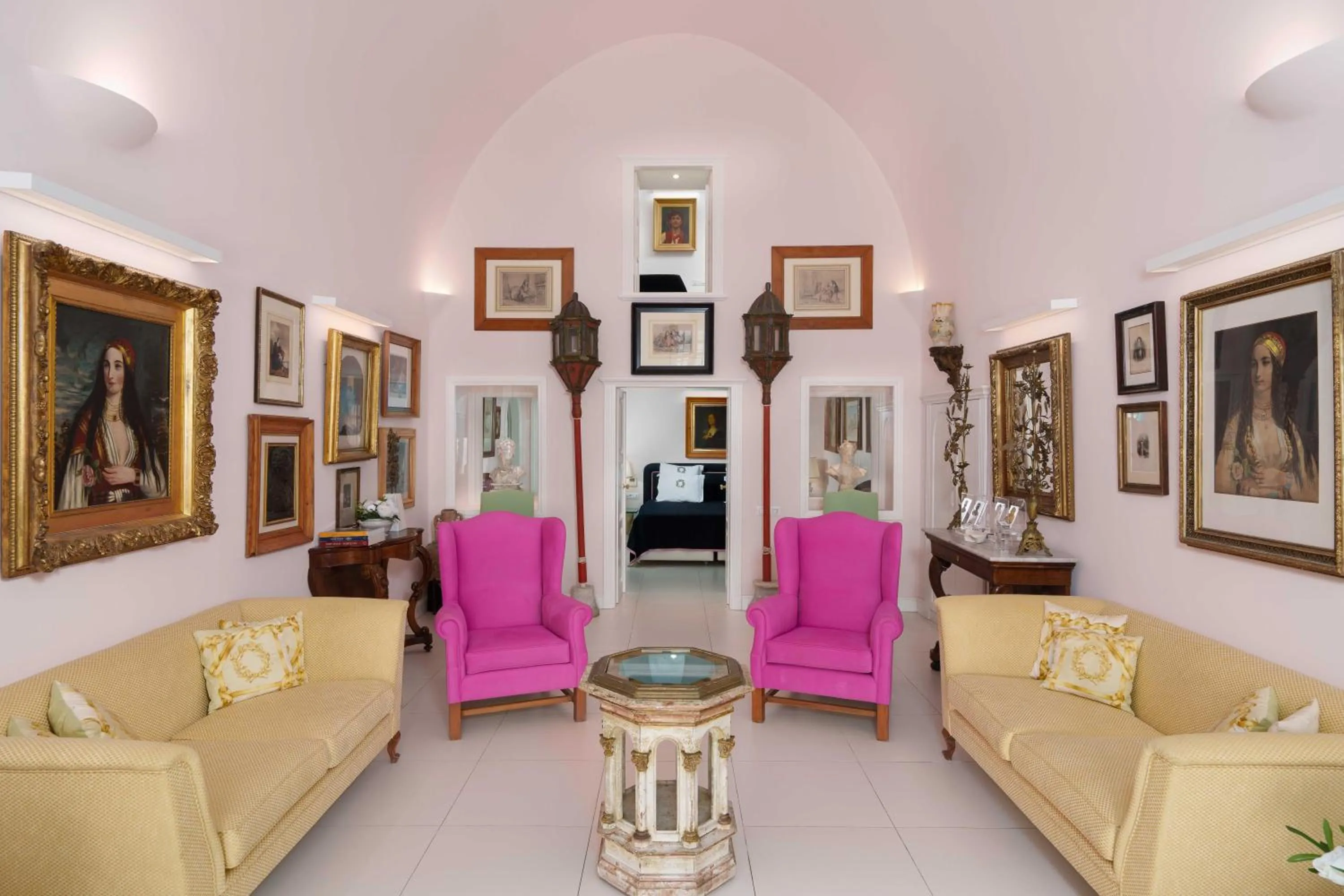 Living room in The Tsitouras Collection