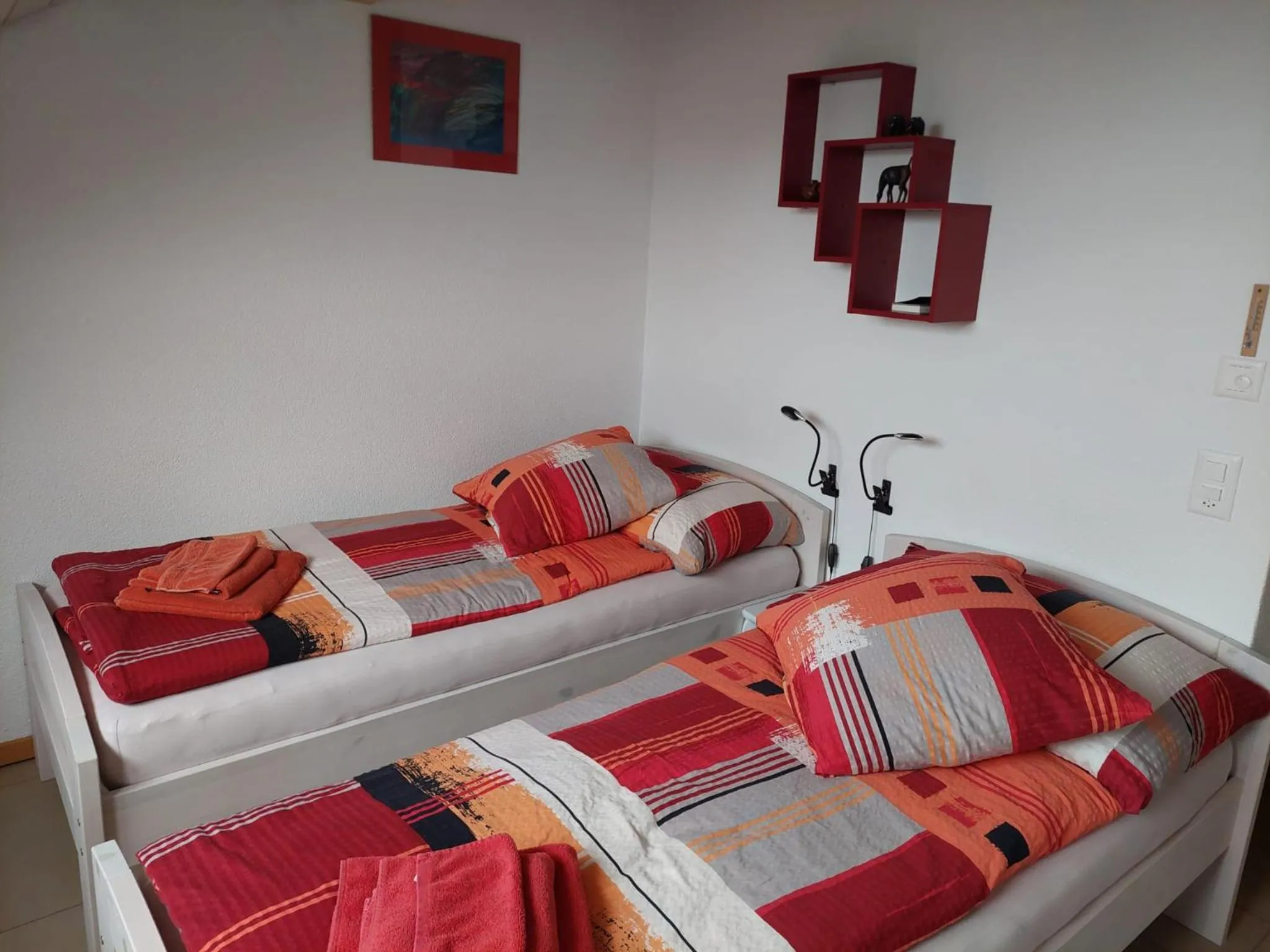 Bed in BNB Les Prises