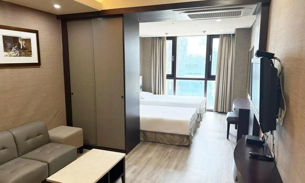 Bed in Centum City Hotel