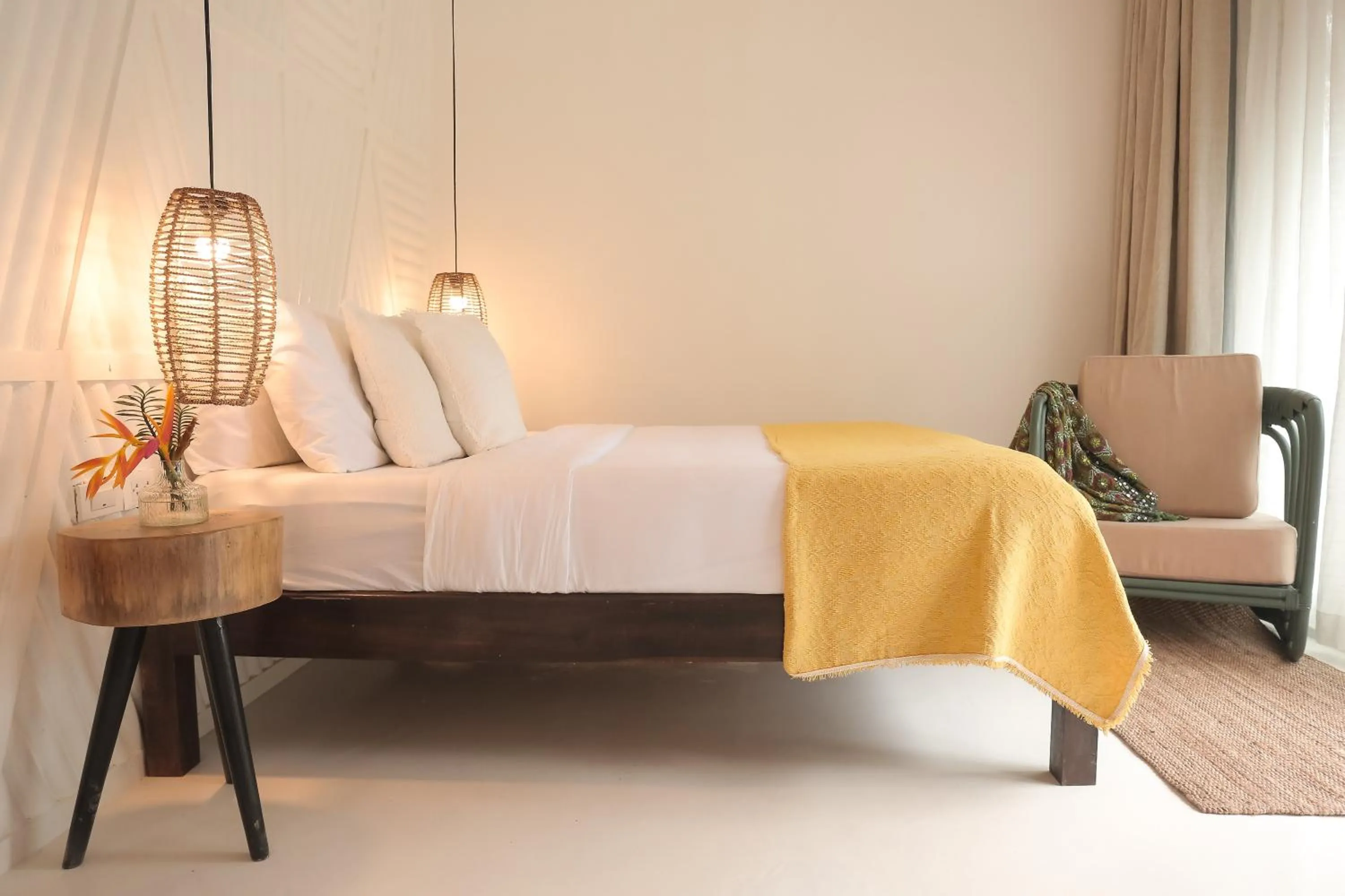 Bed in The KAZA Boutique Hotel