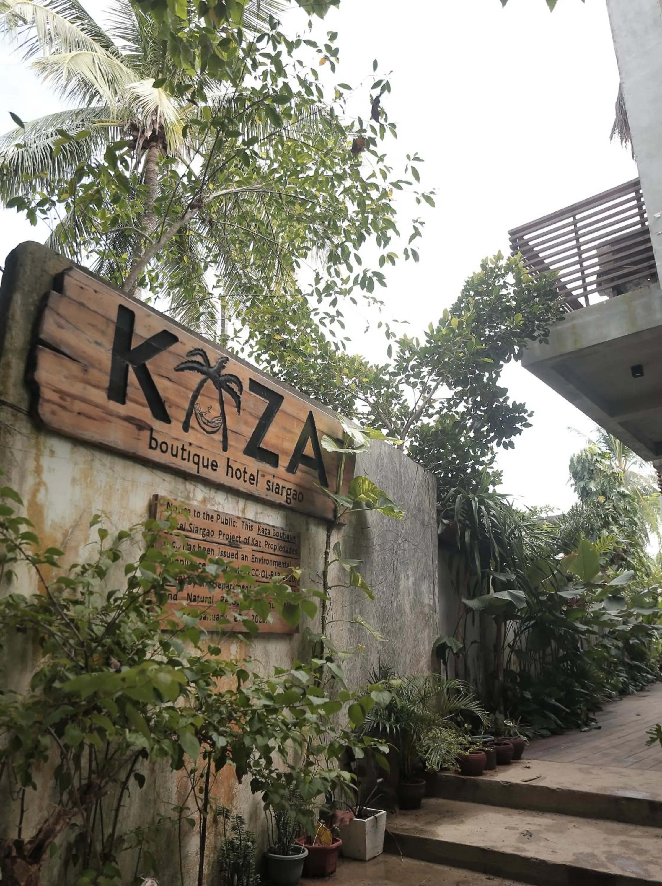 Facade/entrance in The KAZA Boutique Hotel