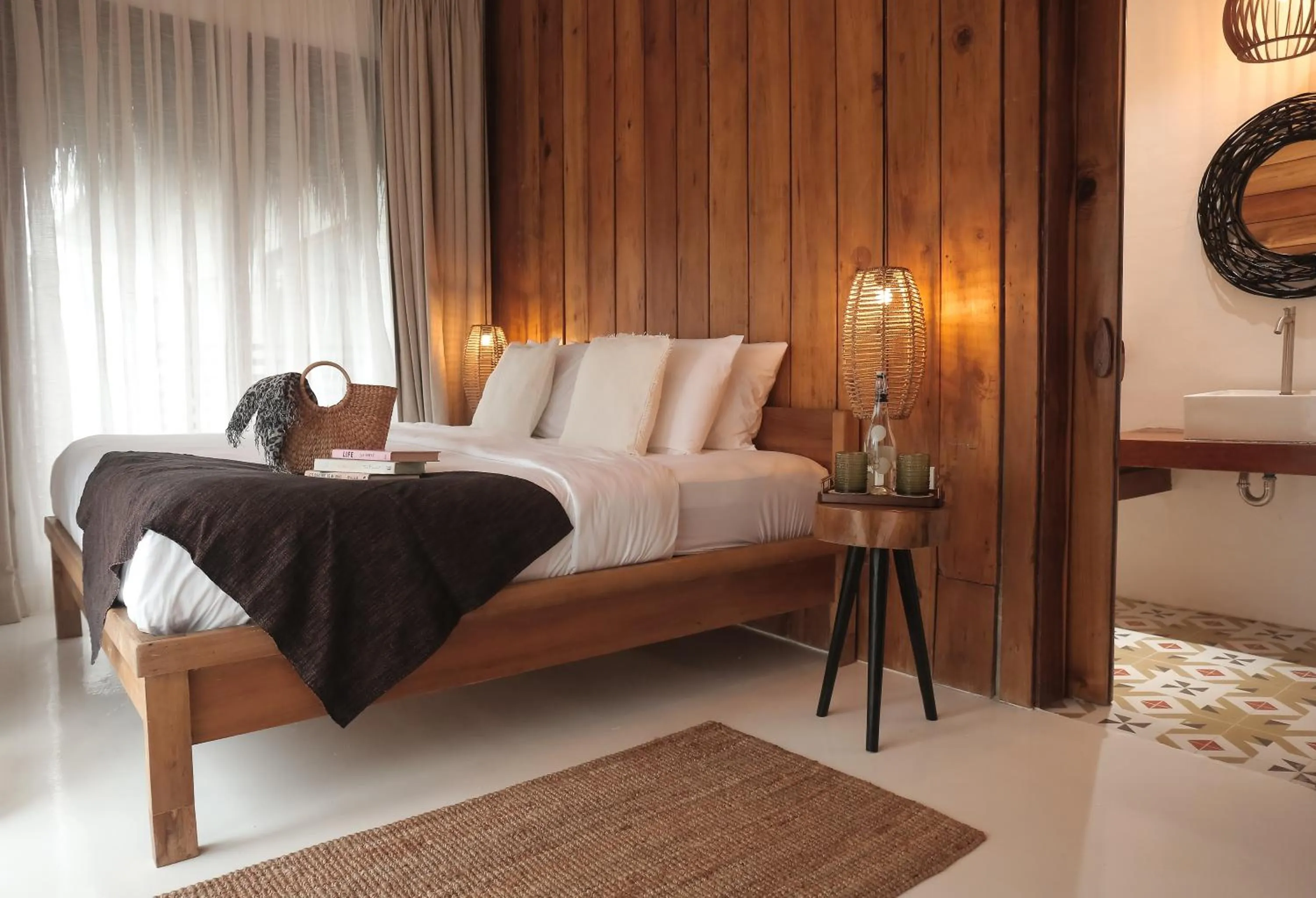Bed in The KAZA Boutique Hotel