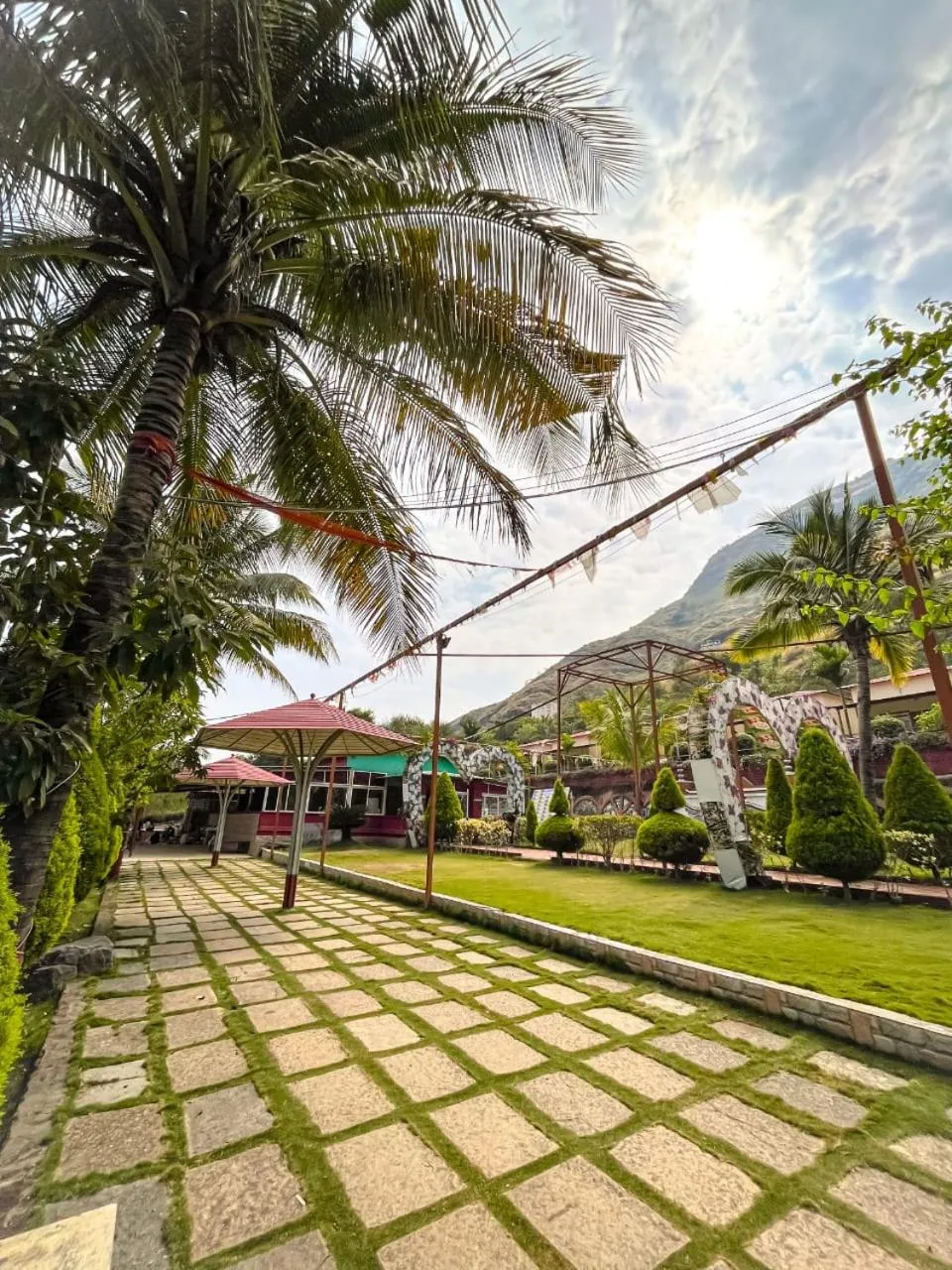 Natural landscape in Madhura Agro Tourism