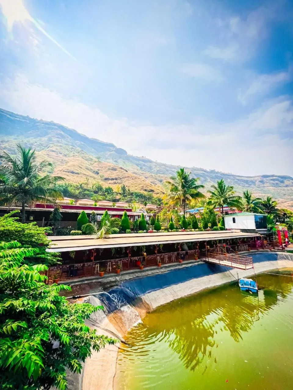 Natural landscape in Madhura Agro Tourism