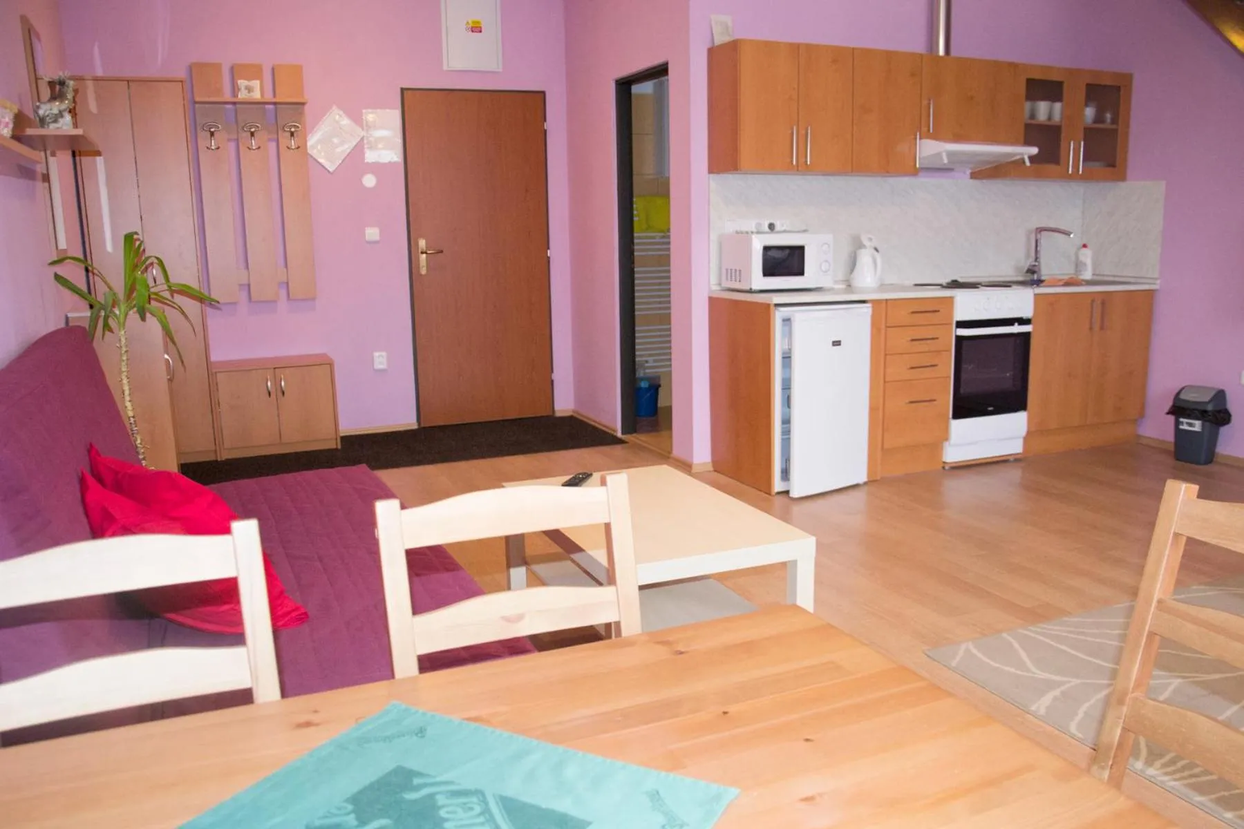Kitchen or kitchenette in Penzion Veritas