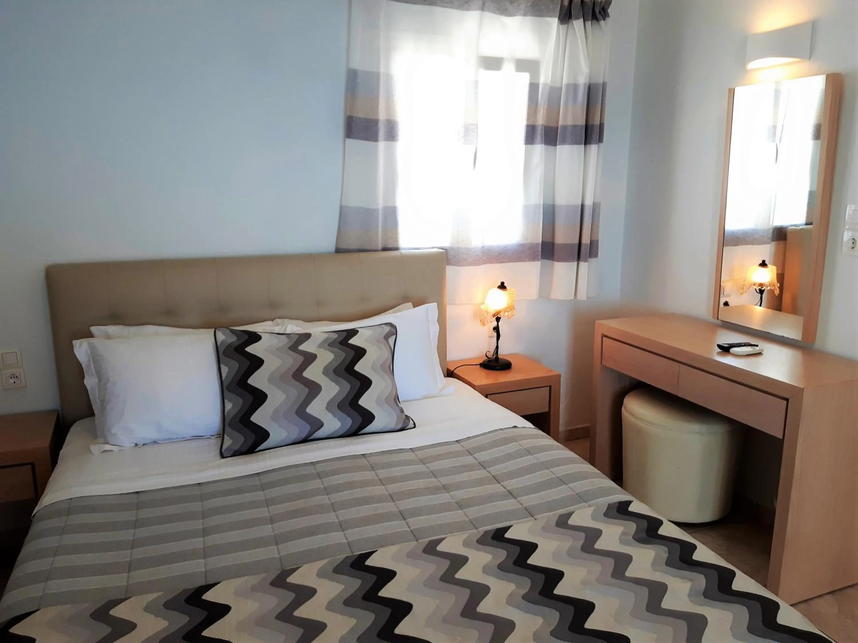 Bedroom, Bed in Hotel Mylos