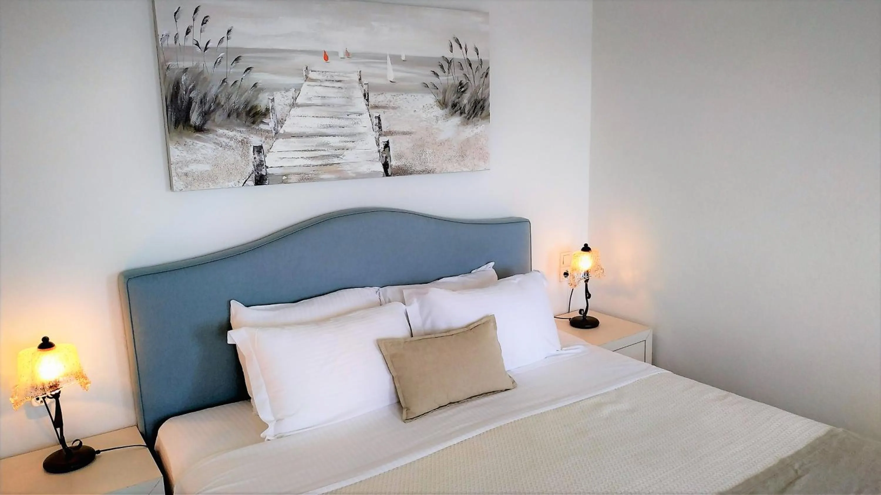 Bedroom, Bed in Hotel Mylos