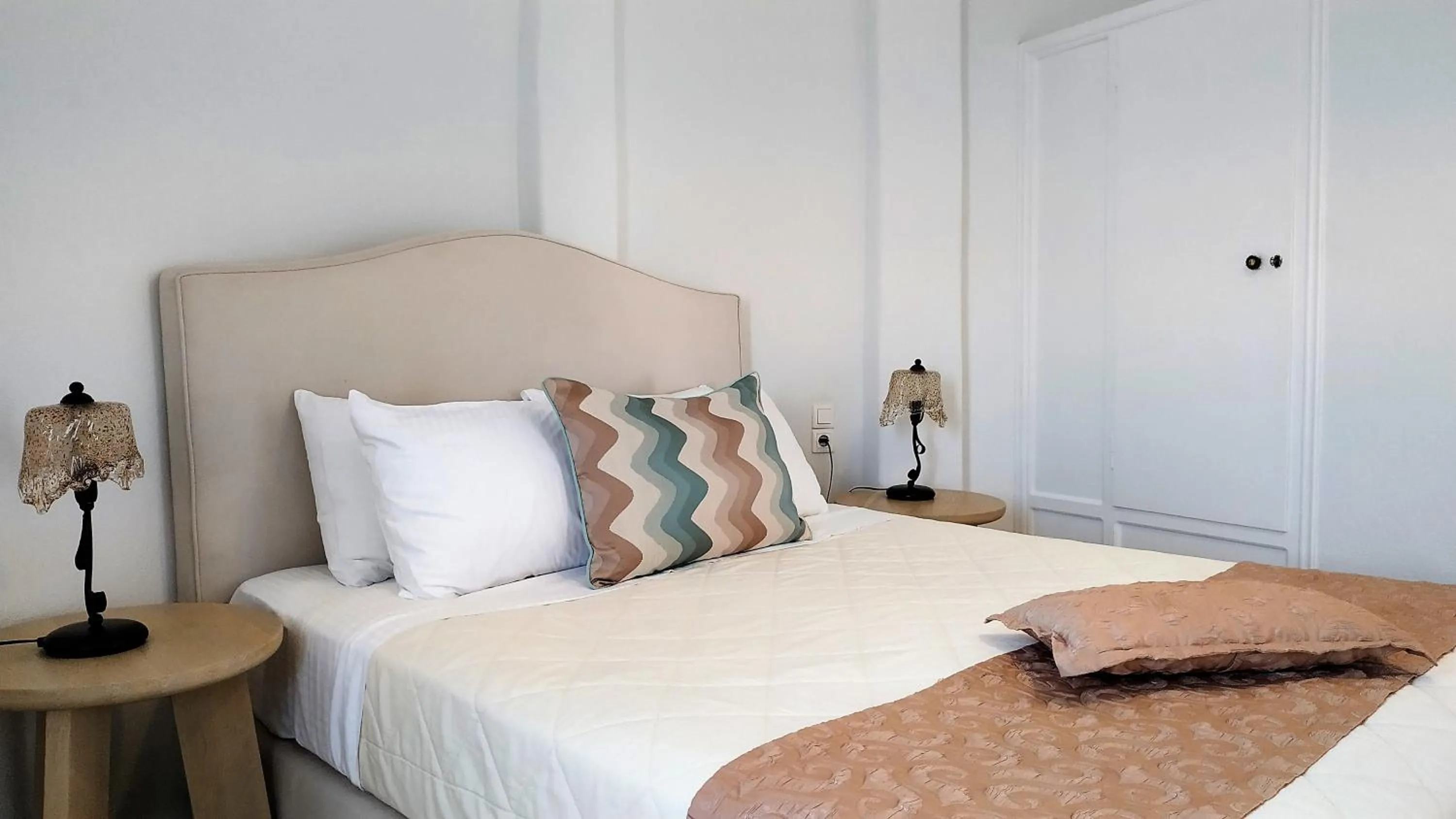 Bedroom, Bed in Hotel Mylos