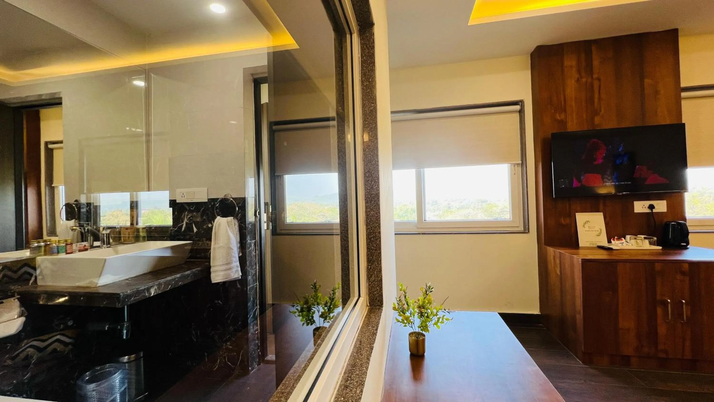 TV and multimedia in BluO Amani Vagator - Boutique Hotel Goa