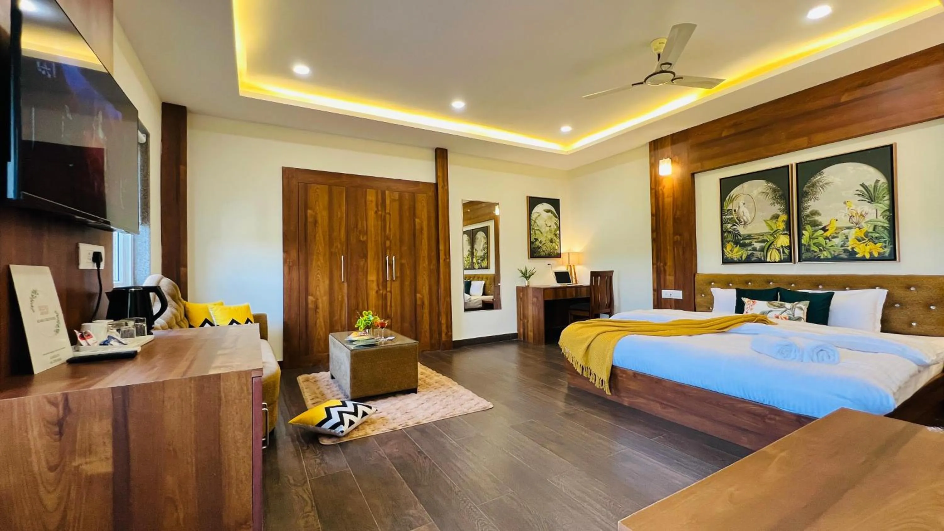Bedroom, Bed in BluO Amani Vagator - Boutique Hotel Goa
