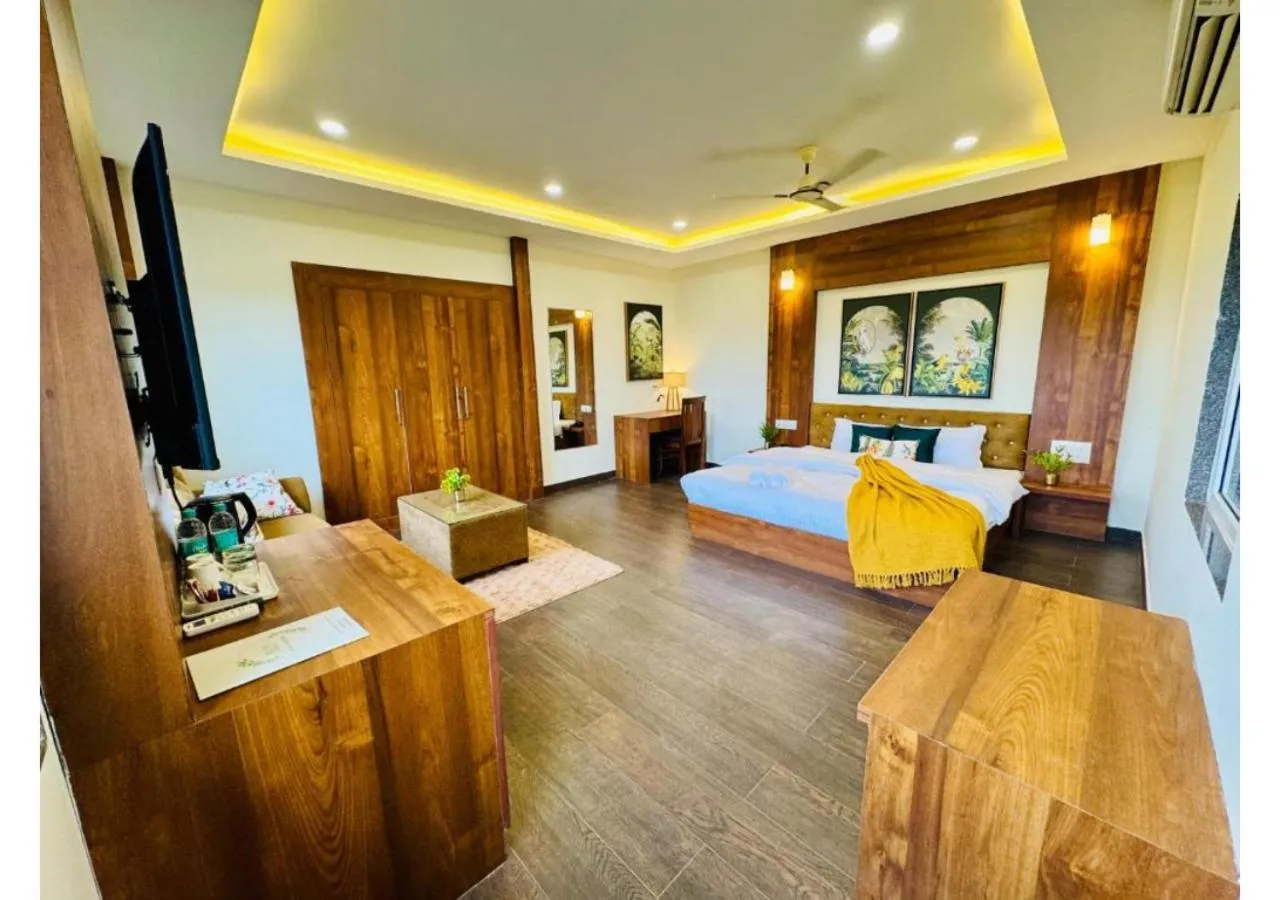 Hot Tub, Bed in BluO Amani Vagator - Boutique Hotel Goa