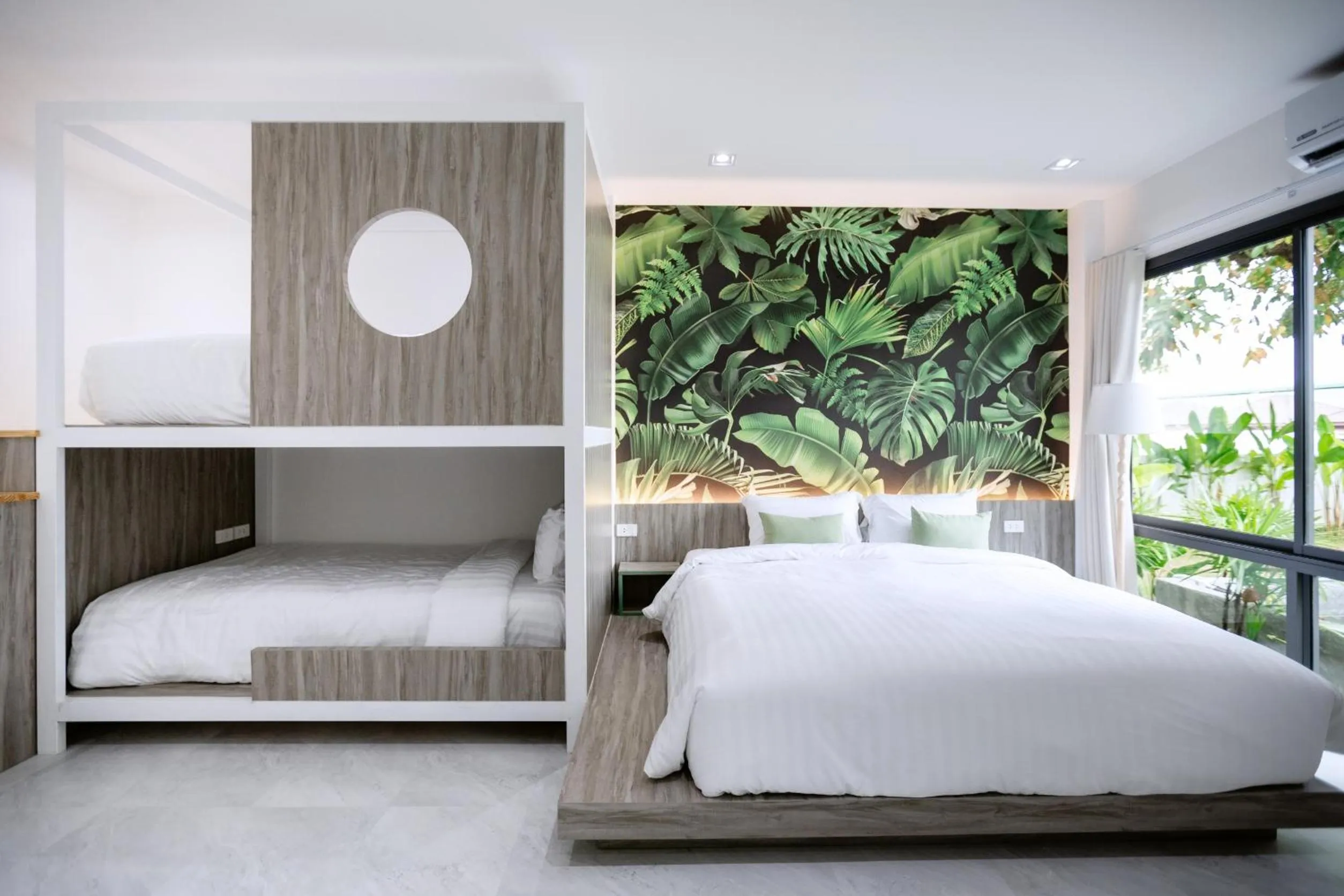 Bed in Tree Airport Hotel Hatyai