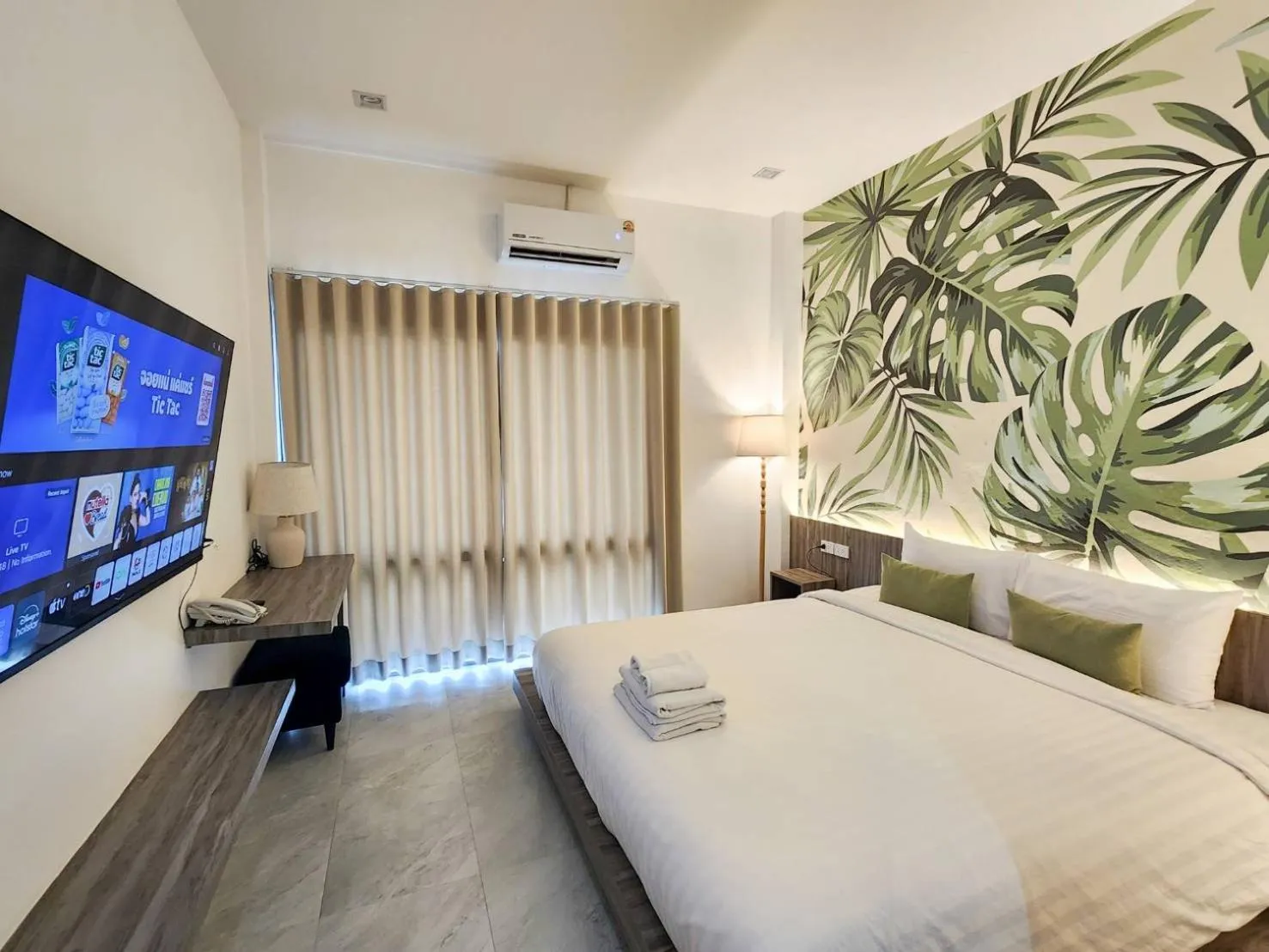 Bed in Tree Airport Hotel Hatyai