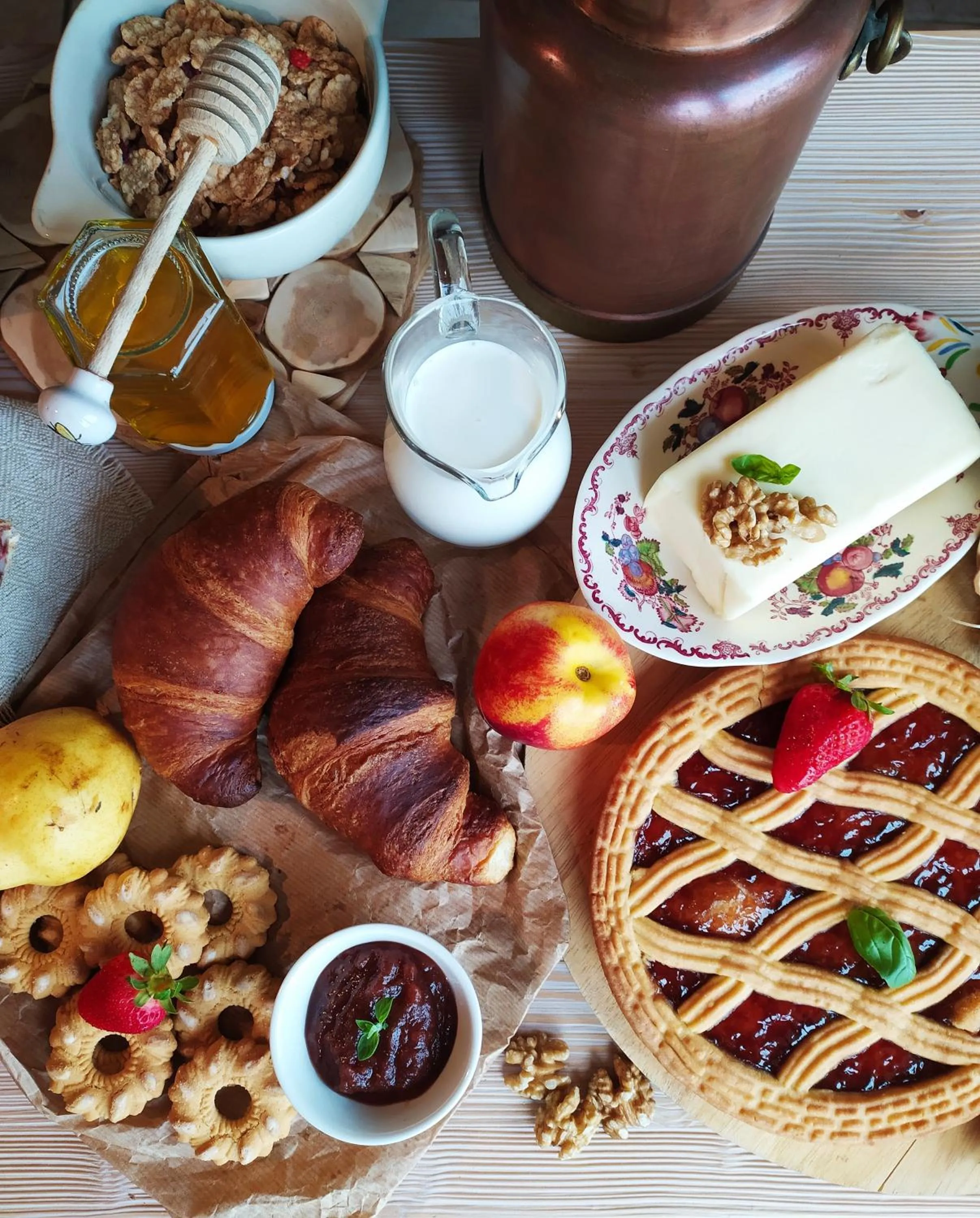 Food close-up in B&B Dolomitincanto