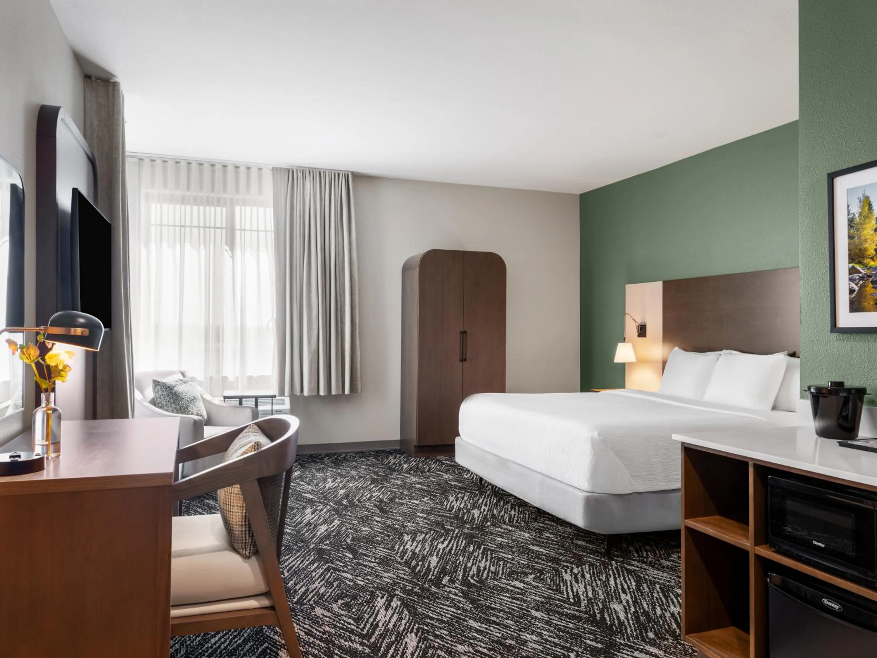 Bedroom, Bed in La Quinta Inn and Suites by Wyndham Lincoln