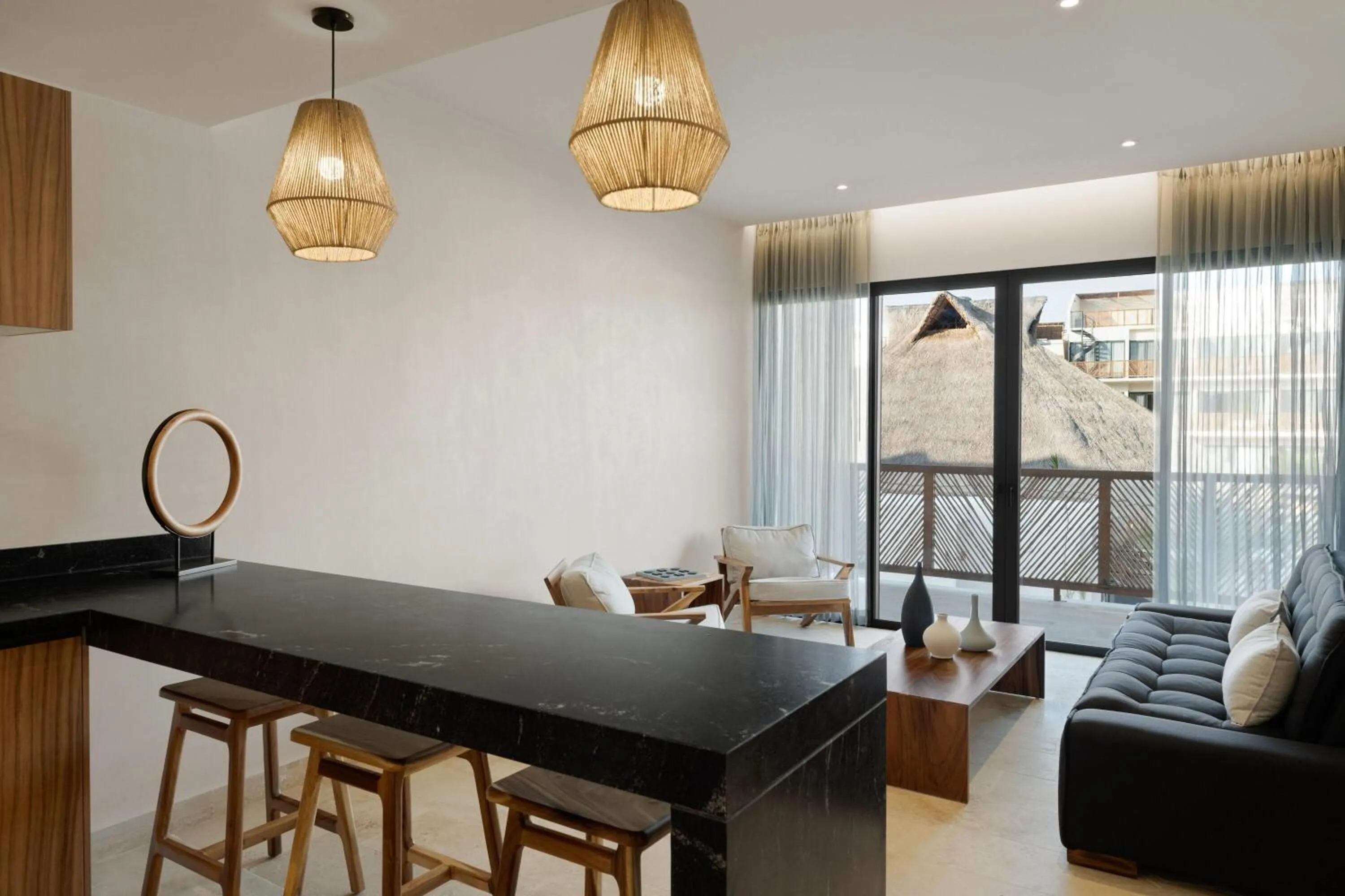 Living room in Wyndham Tulum