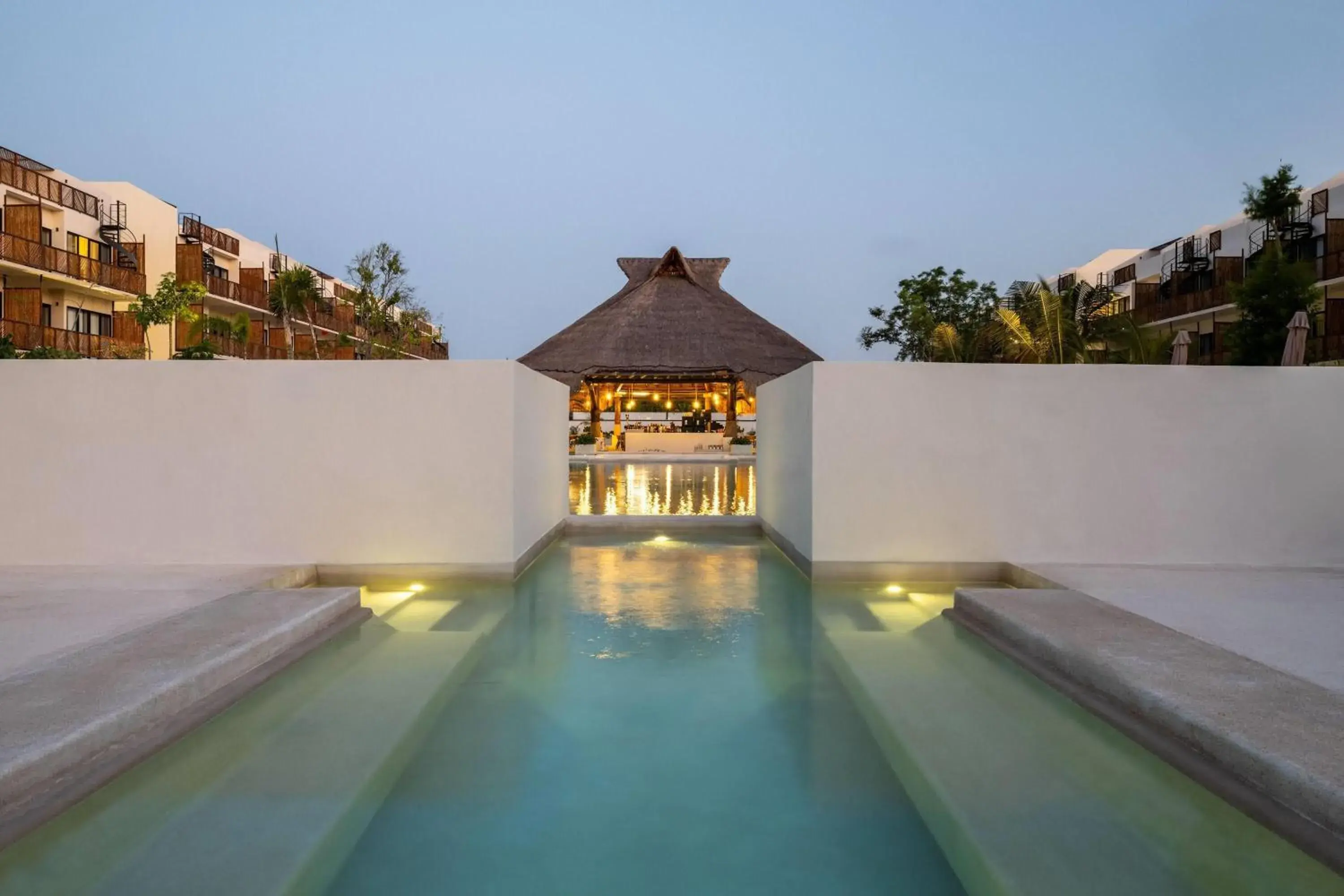 Swimming pool in Wyndham Tulum Swimming pool in Wyndham Tulum