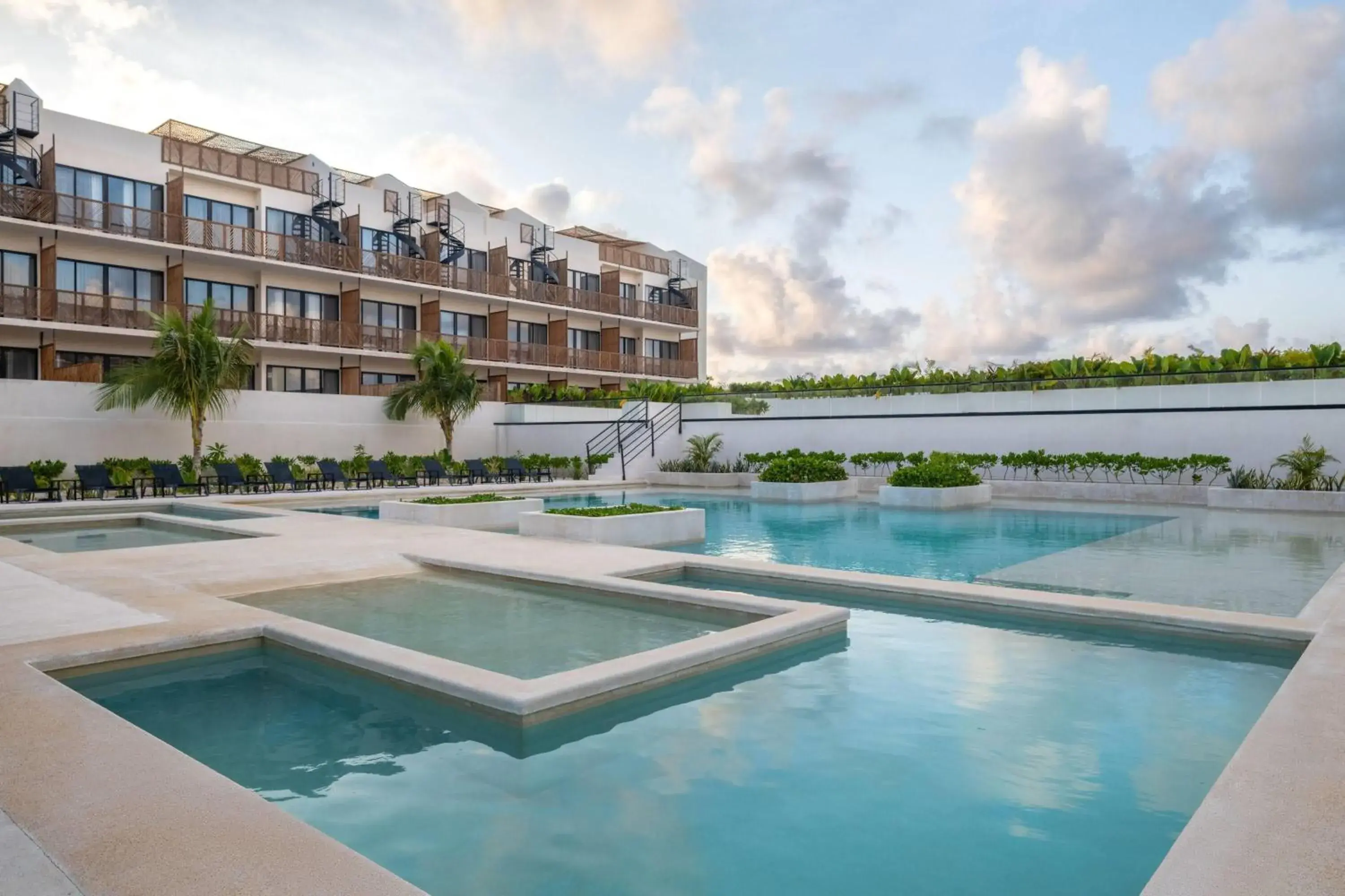 Property building in Wyndham Tulum Property building in Wyndham Tulum