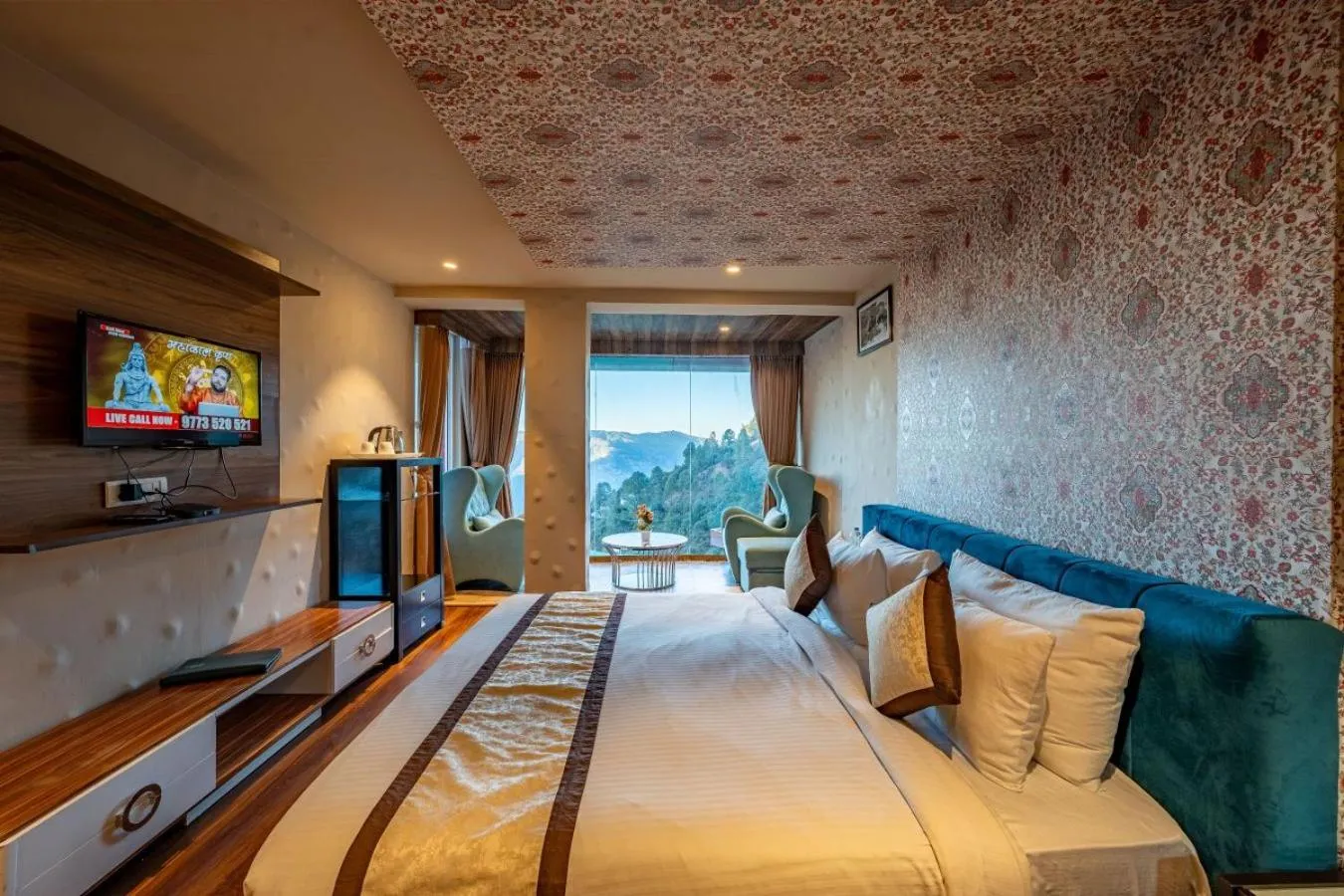 Bed in Aamari Resort