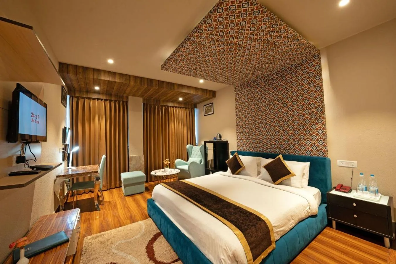 Bed in Aamari Resort