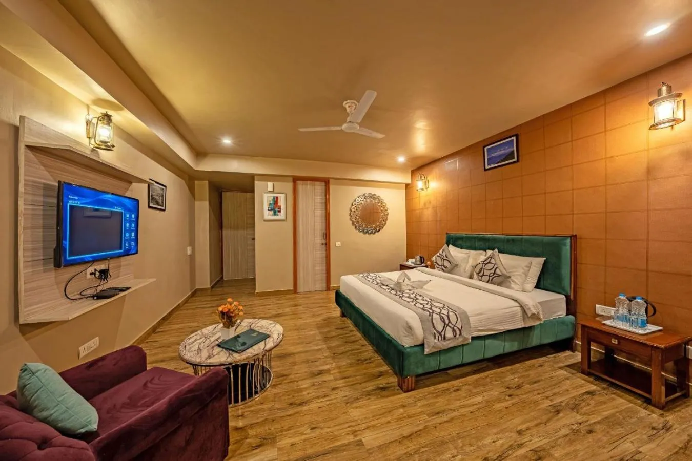 Bed in Aamari Resort