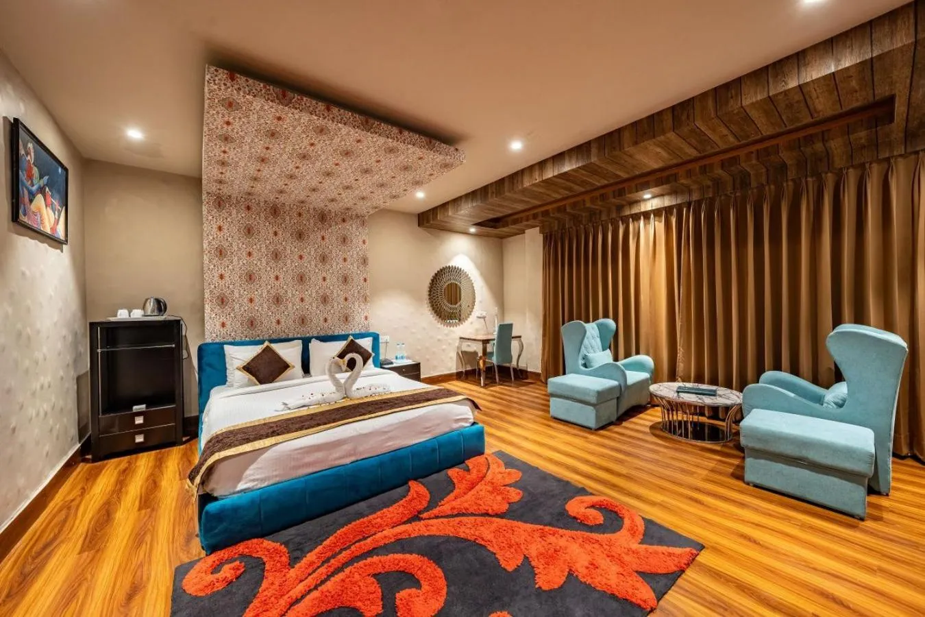 Bed in Aamari Resort