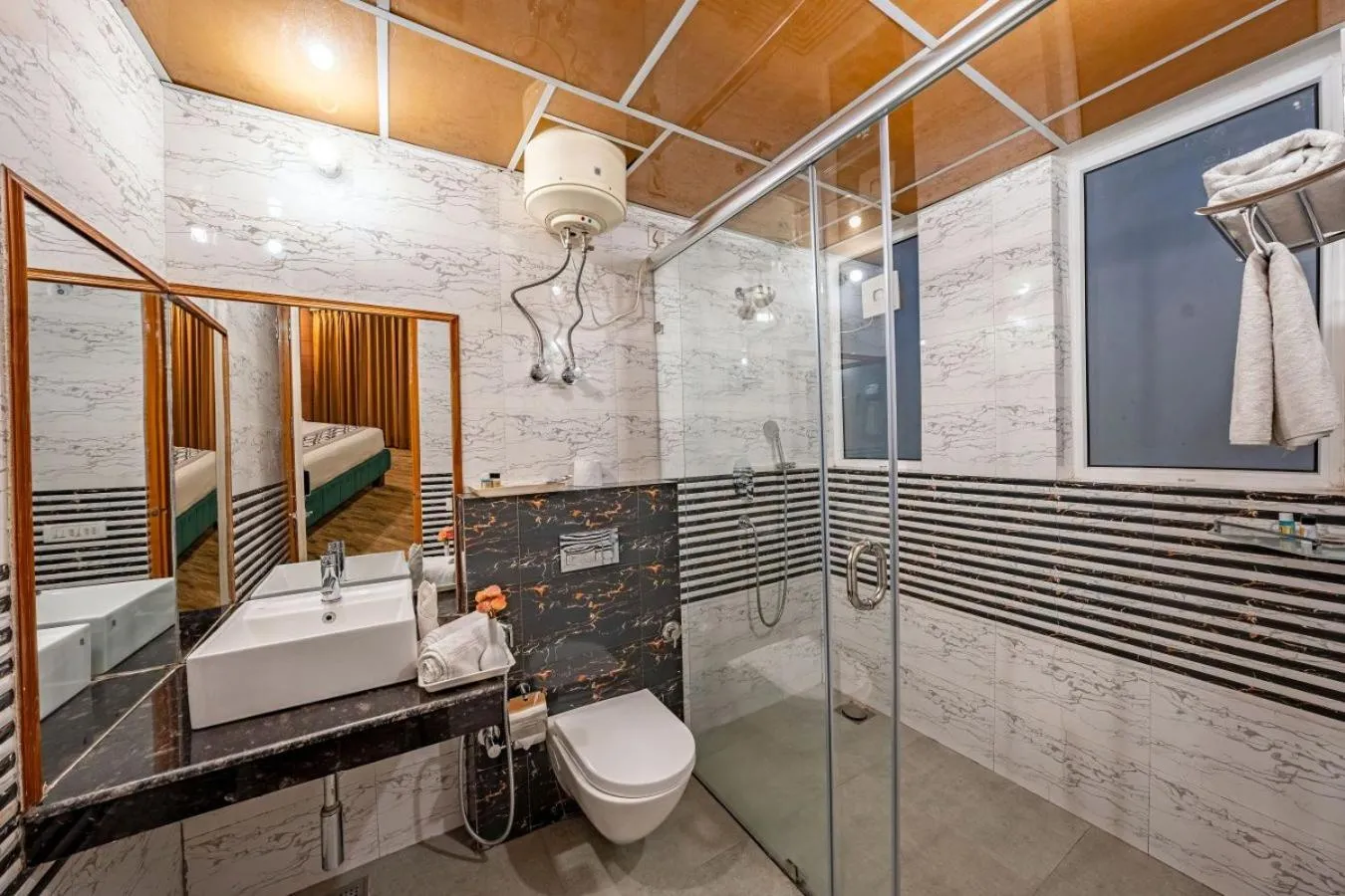 Shower in Aamari Resort