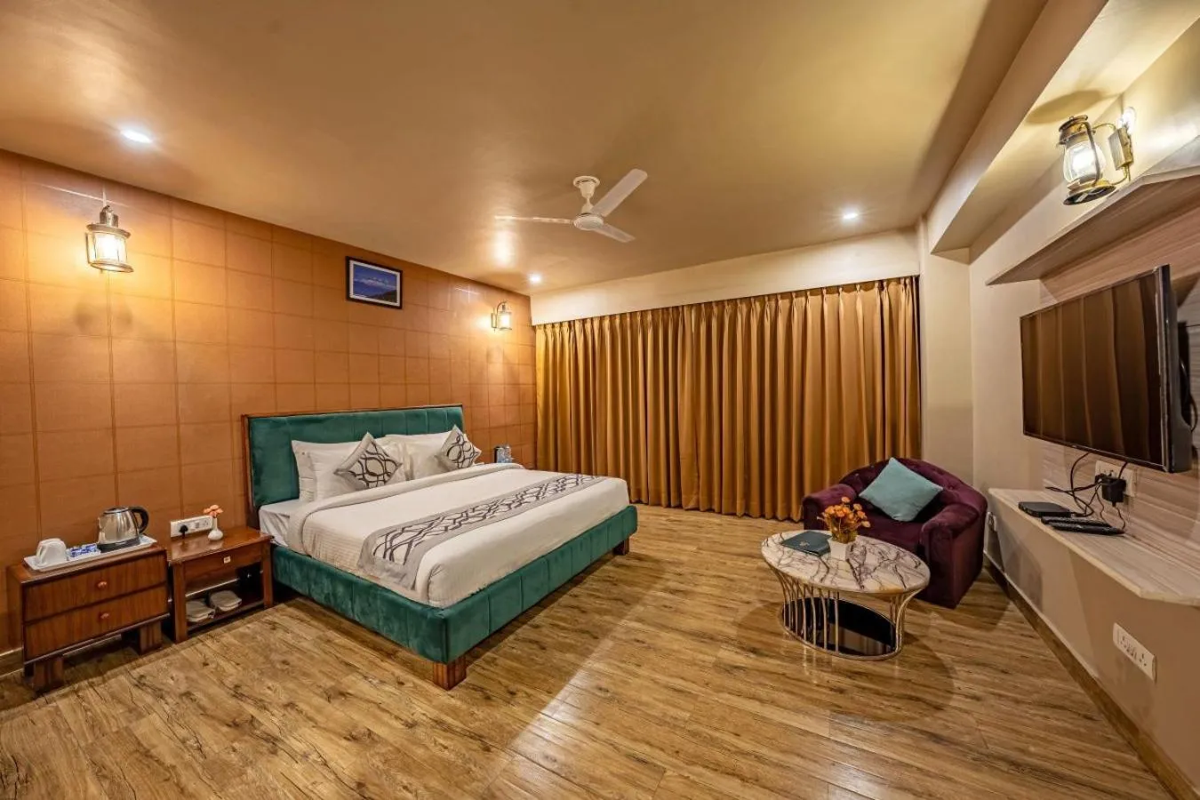 Bed in Aamari Resort