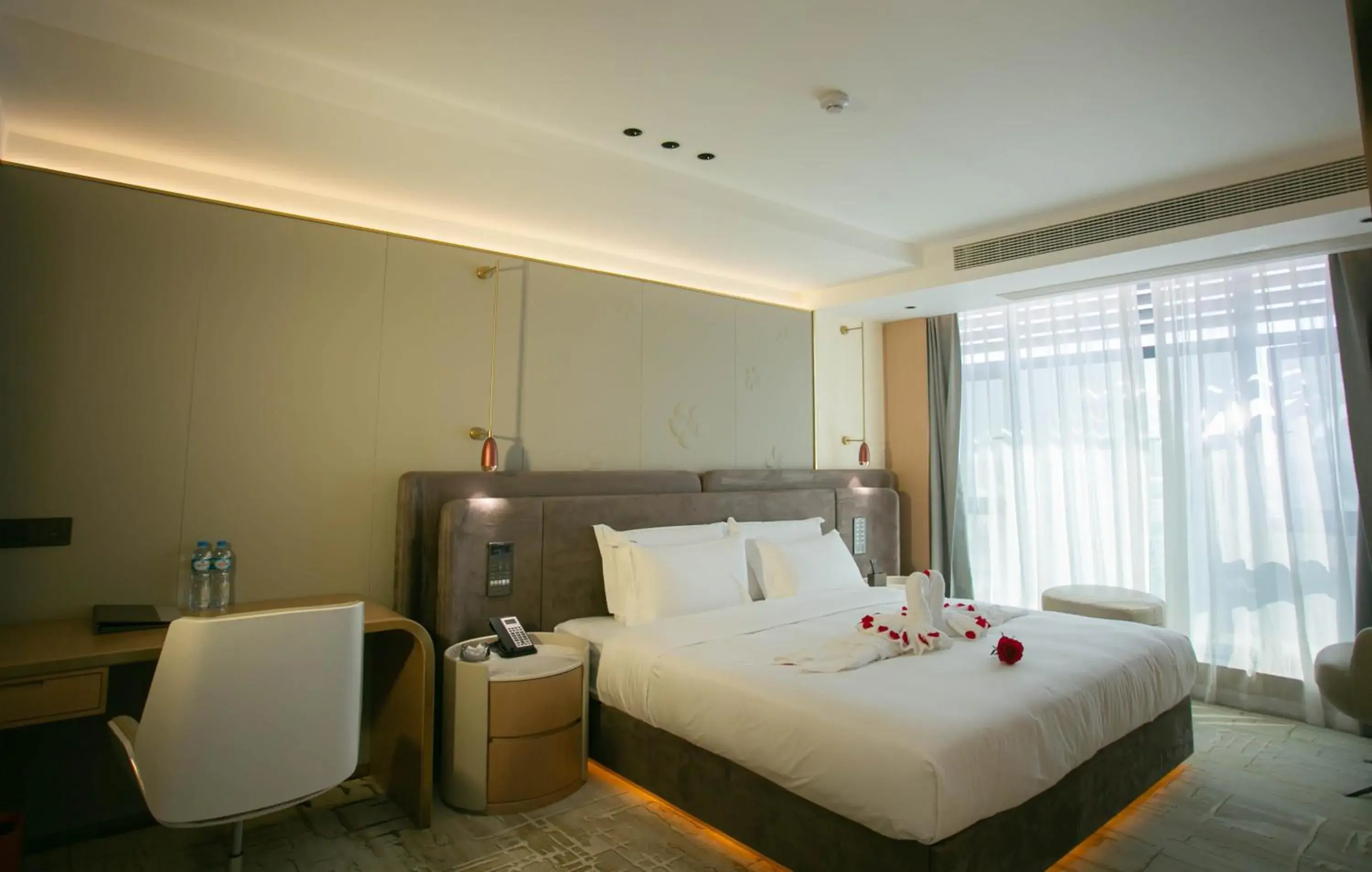 Bedroom in Ramada by Wyndham Vientiane Central Bedroom in Ramada by Wyndham Vientiane Central