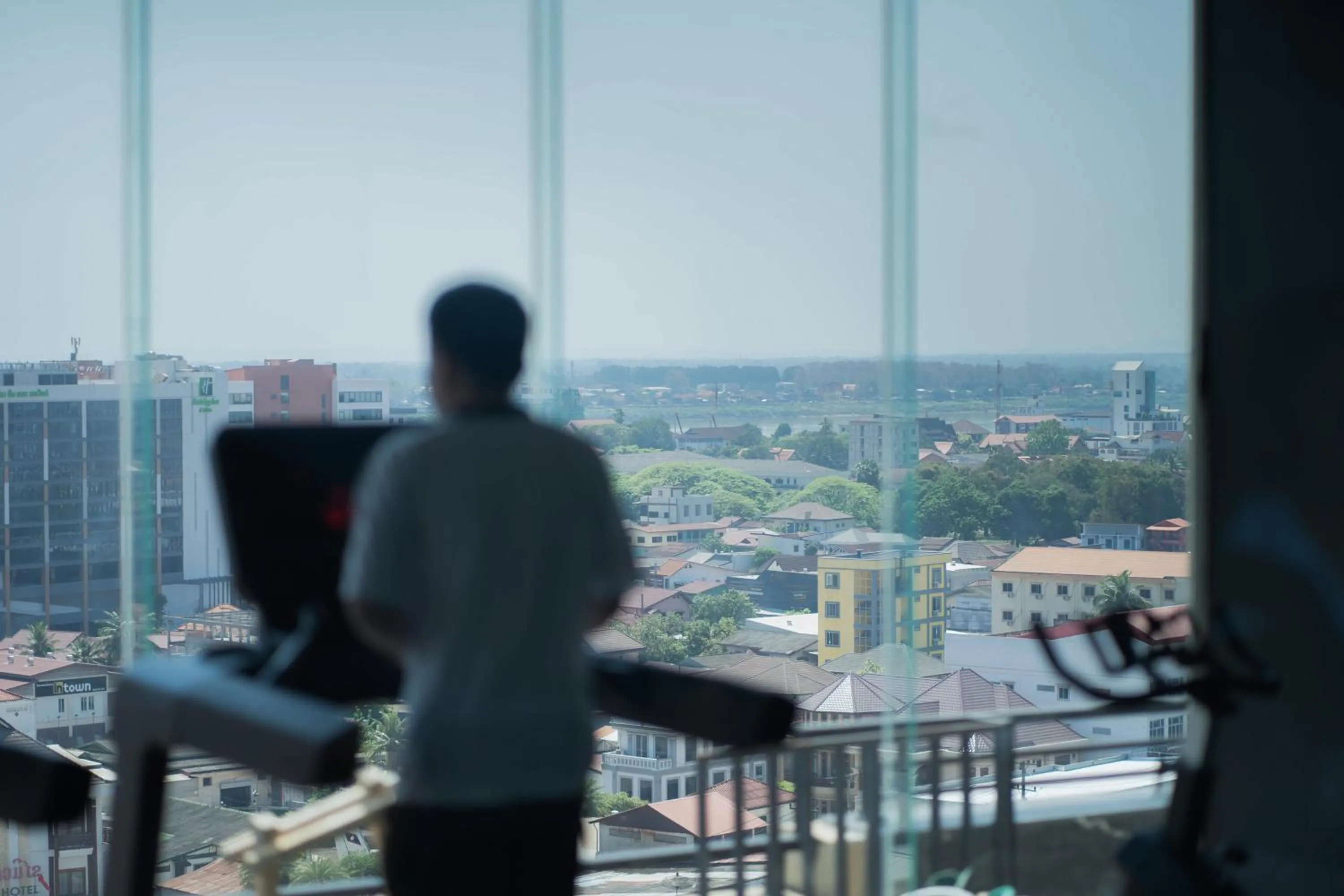 Fitness centre/facilities in Ramada by Wyndham Vientiane Central