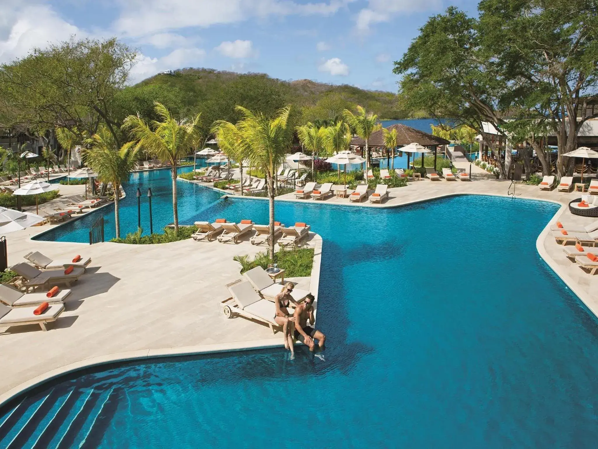 Swimming pool in Dreams Las Mareas All Inclusive Swimming pool in Dreams Las Mareas All Inclusive