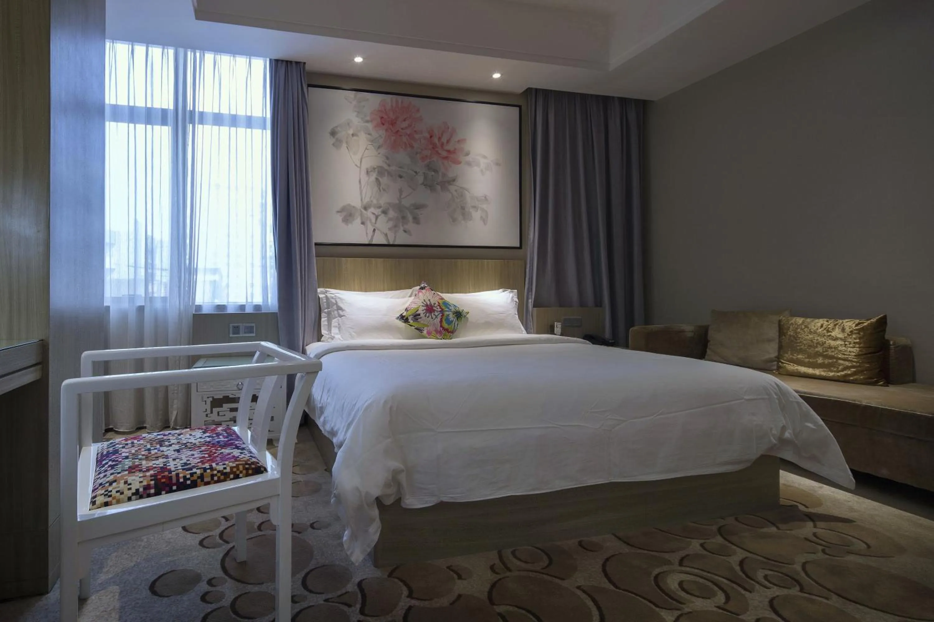 Bed in Paco Hotel Tianpingjia Metro Guangzhou