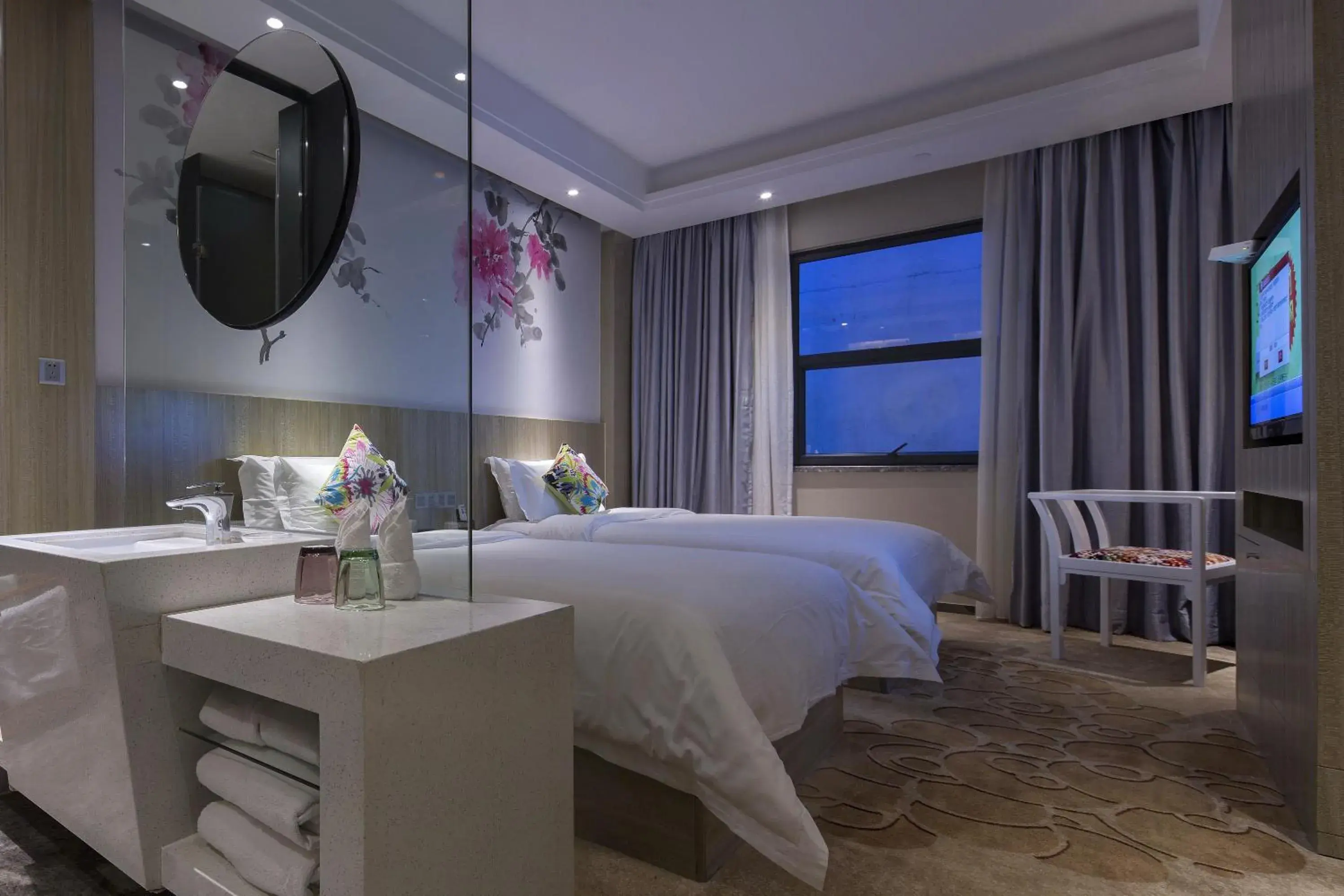 Bed in Paco Hotel Tianpingjia Metro Guangzhou Bed in Paco Hotel Tianpingjia Metro Guangzhou