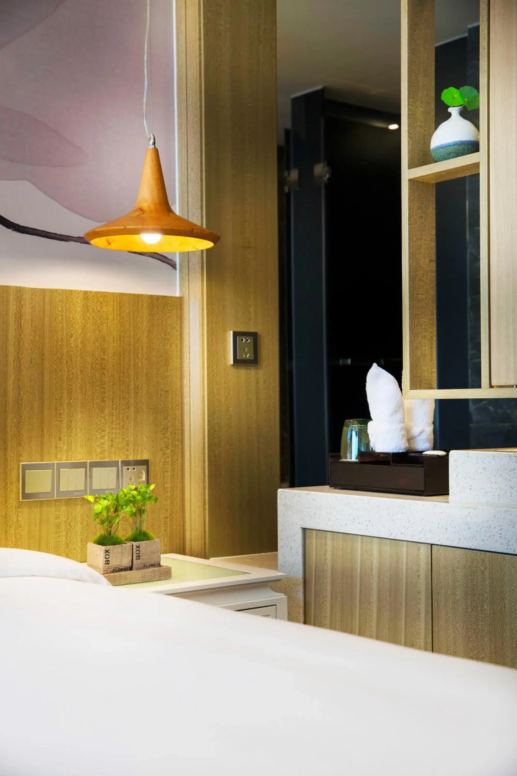 Bed in Paco Hotel Tianpingjia Metro Guangzhou Bed in Paco Hotel Tianpingjia Metro Guangzhou