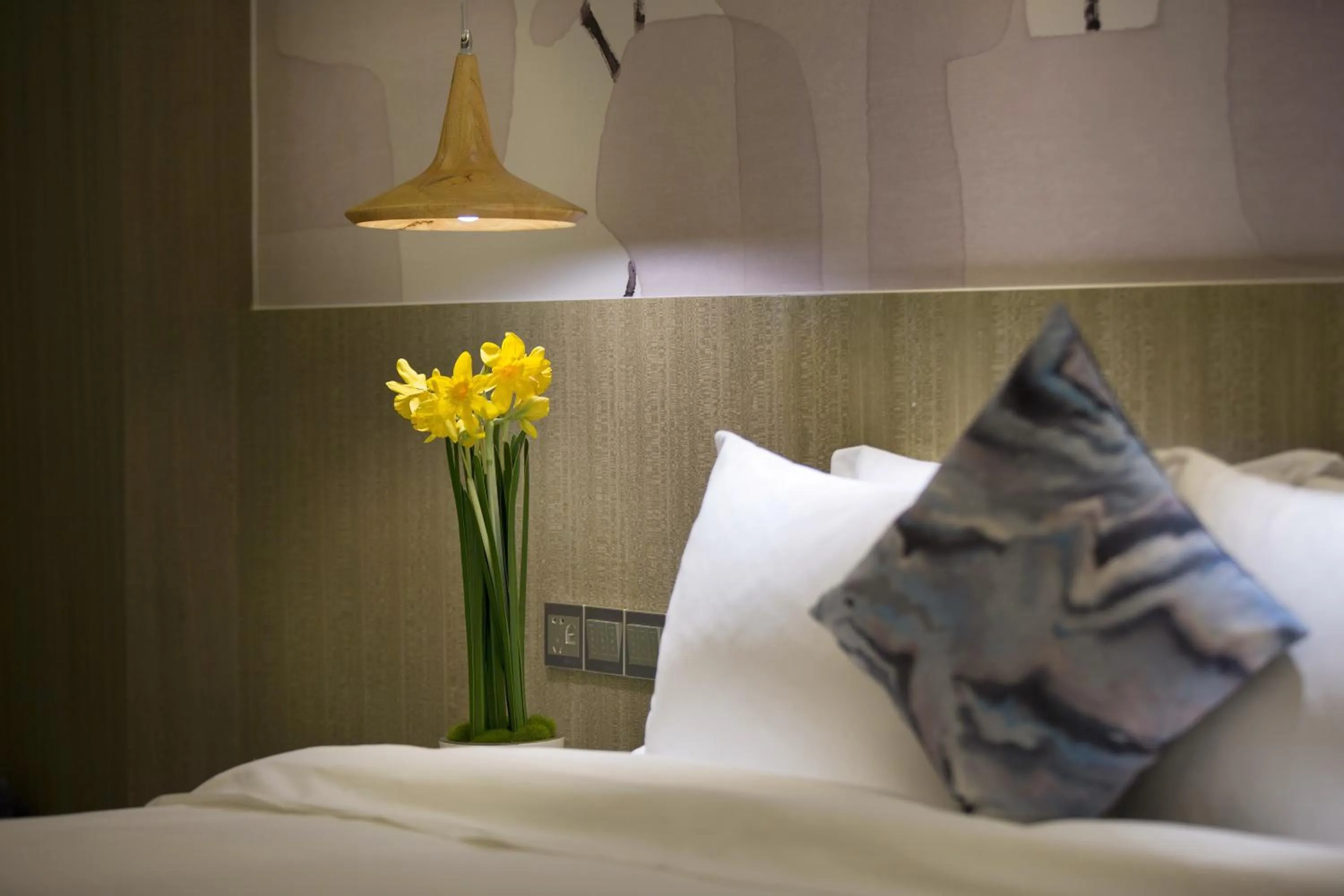 Decorative detail, Bed in Paco Hotel Tianpingjia Metro Guangzhou