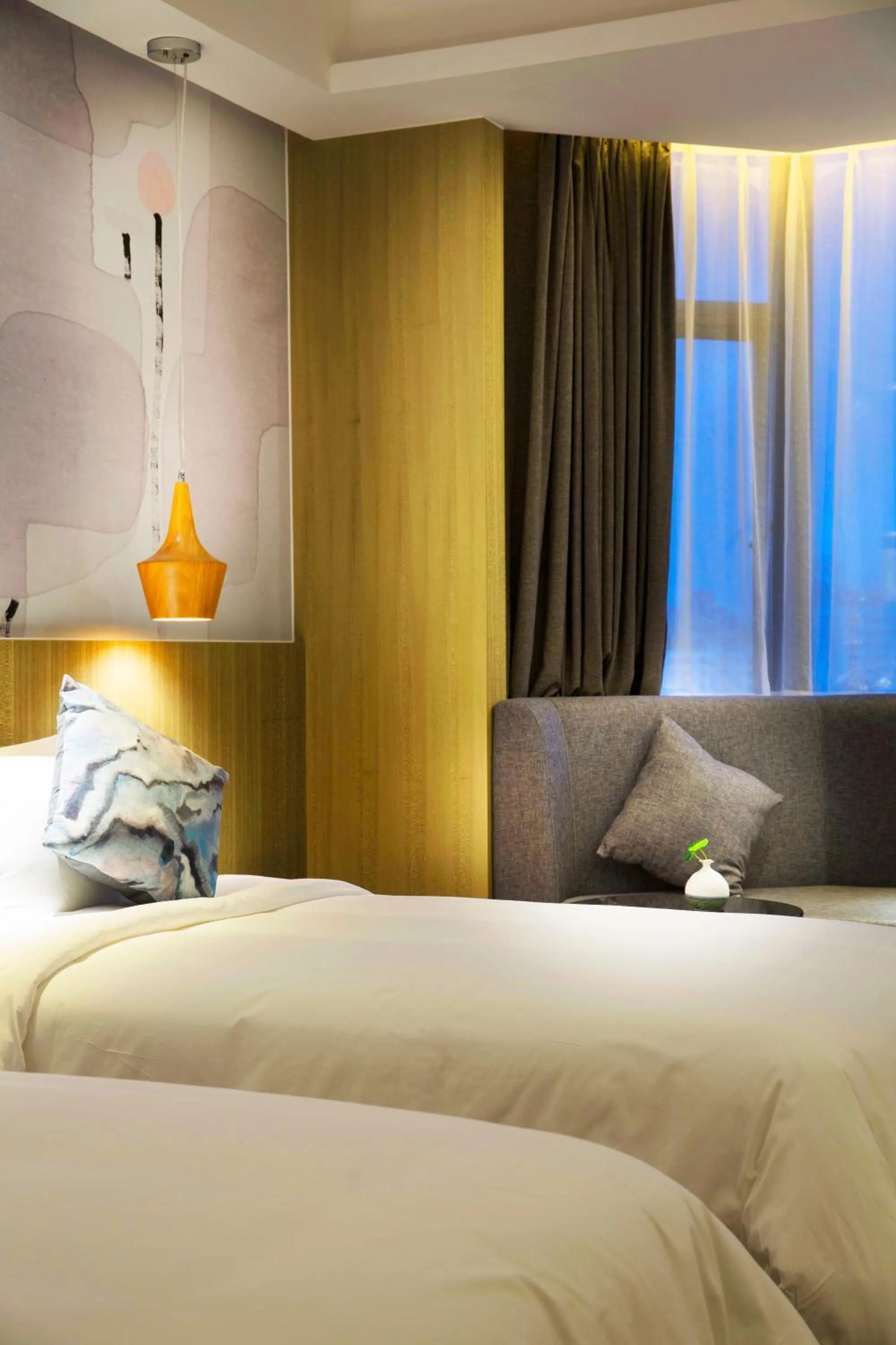 Bed in Paco Hotel Tianpingjia Metro Guangzhou