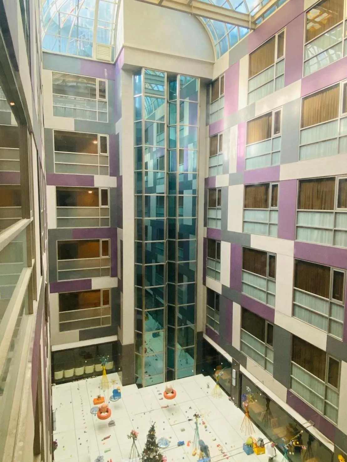 Inner courtyard view in Hotel Formosa