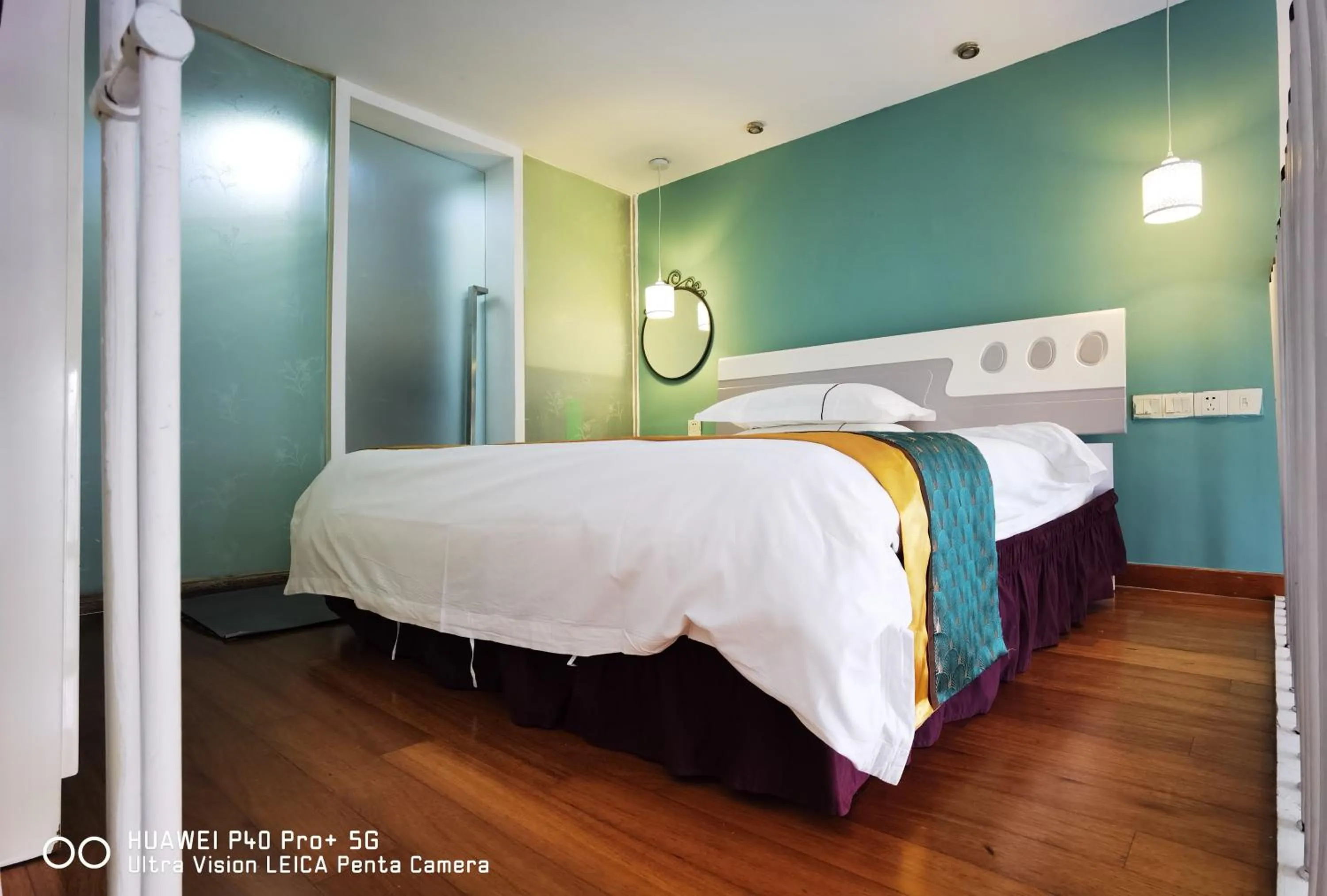 Bedroom, Bed in Meiru Apartment Hotel Guangzhou Bolin Apartment