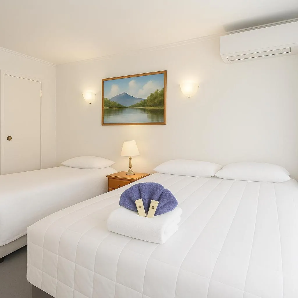 Bed in Pukekohe Motel