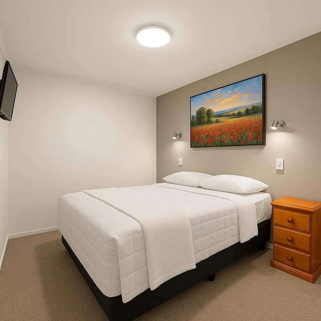 Bed in Pukekohe Motel